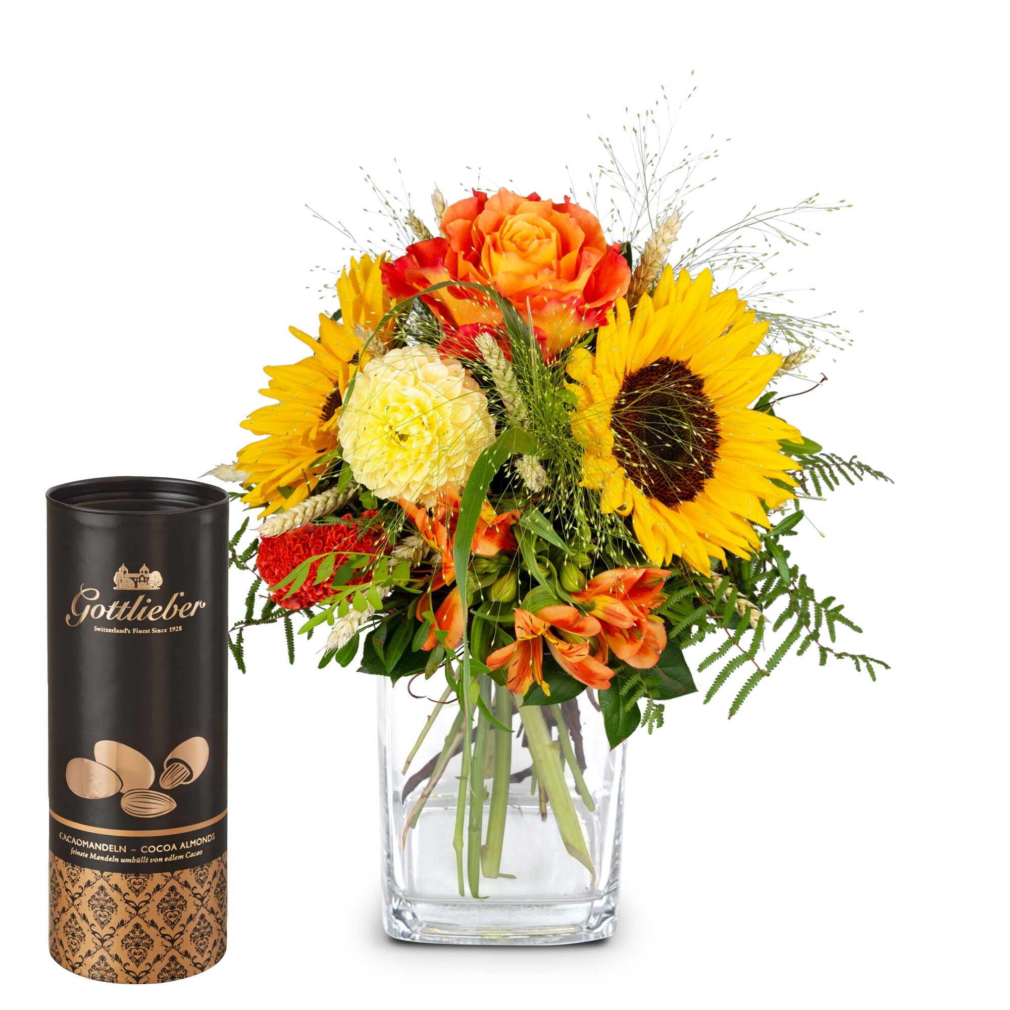 Smiley with Gottlieber cocoa almonds