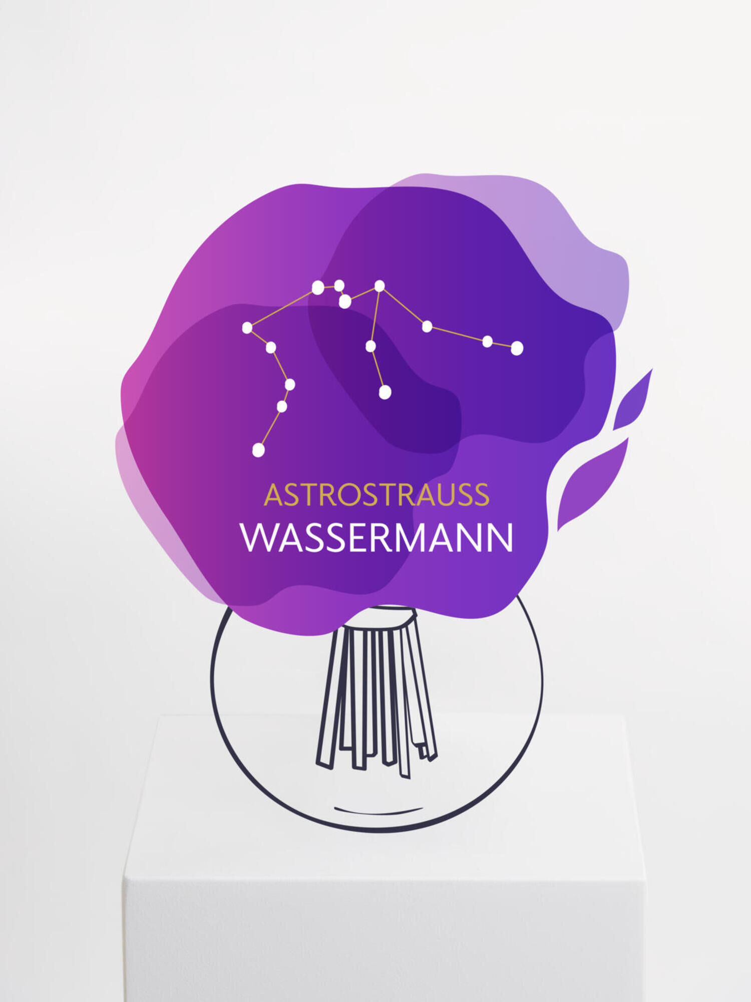 Astrostrauß Wassermann