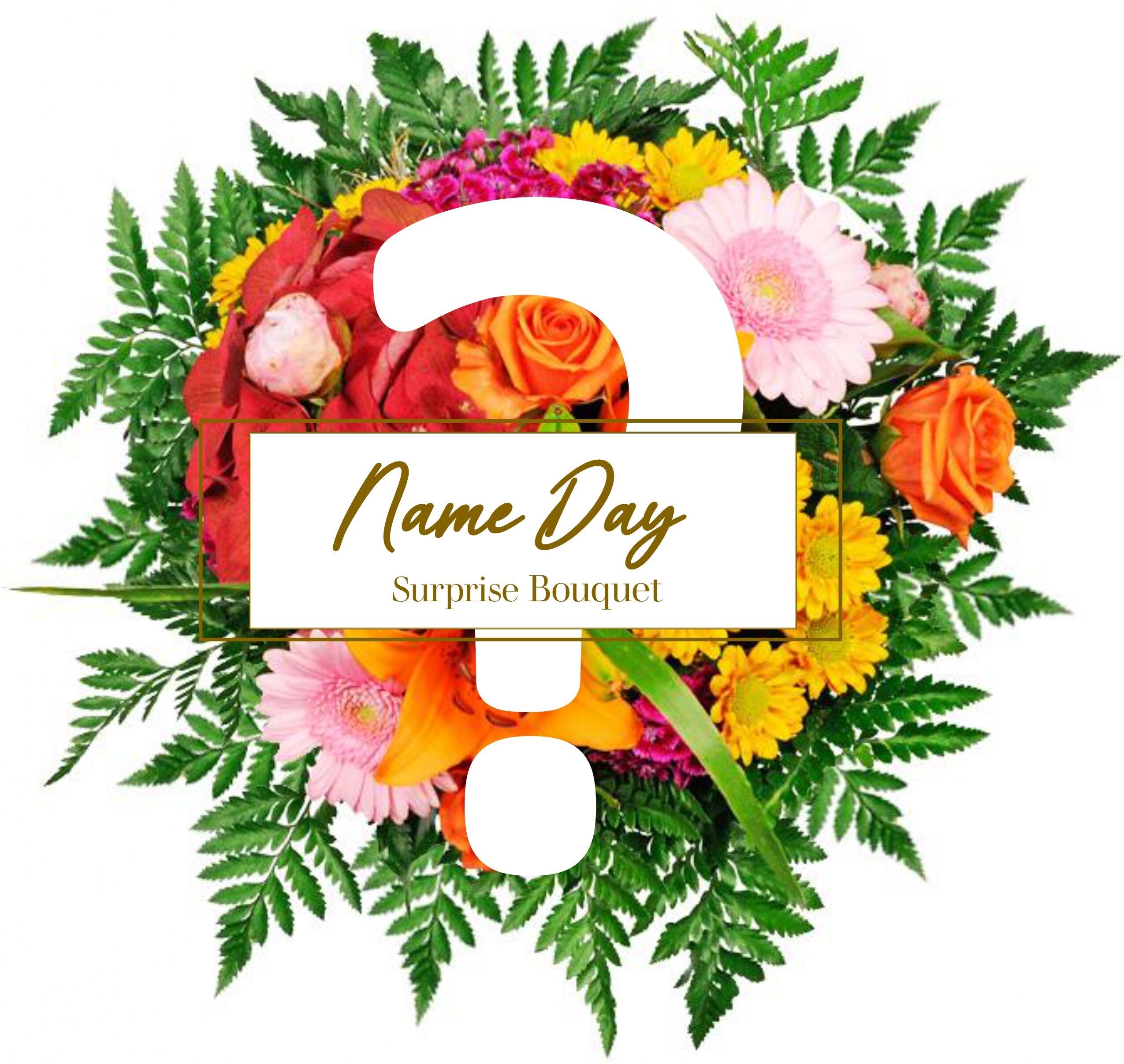 Name Day Surprise Bouquet