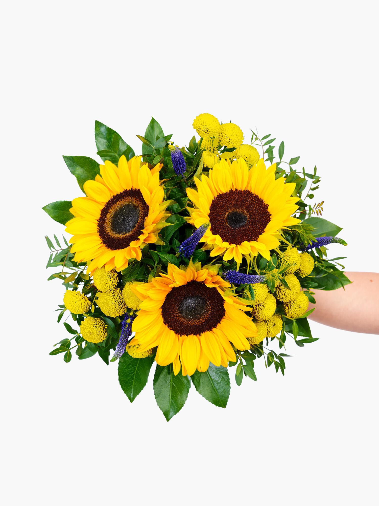 Strauß der Woche - Hauptblüte: Sonnenblumen - Hauptfarbe: Gelb
