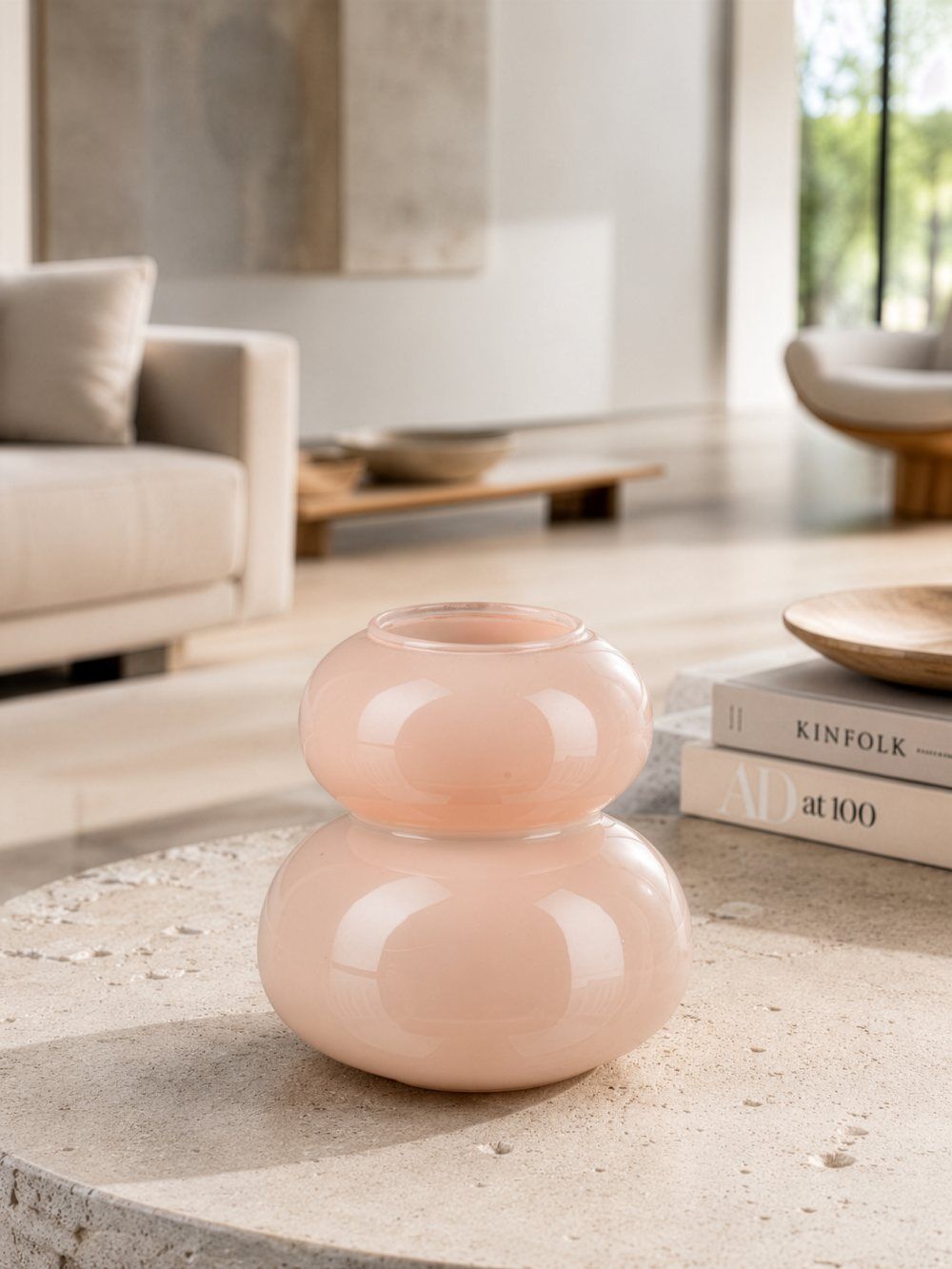 Vase "Retro" rosé