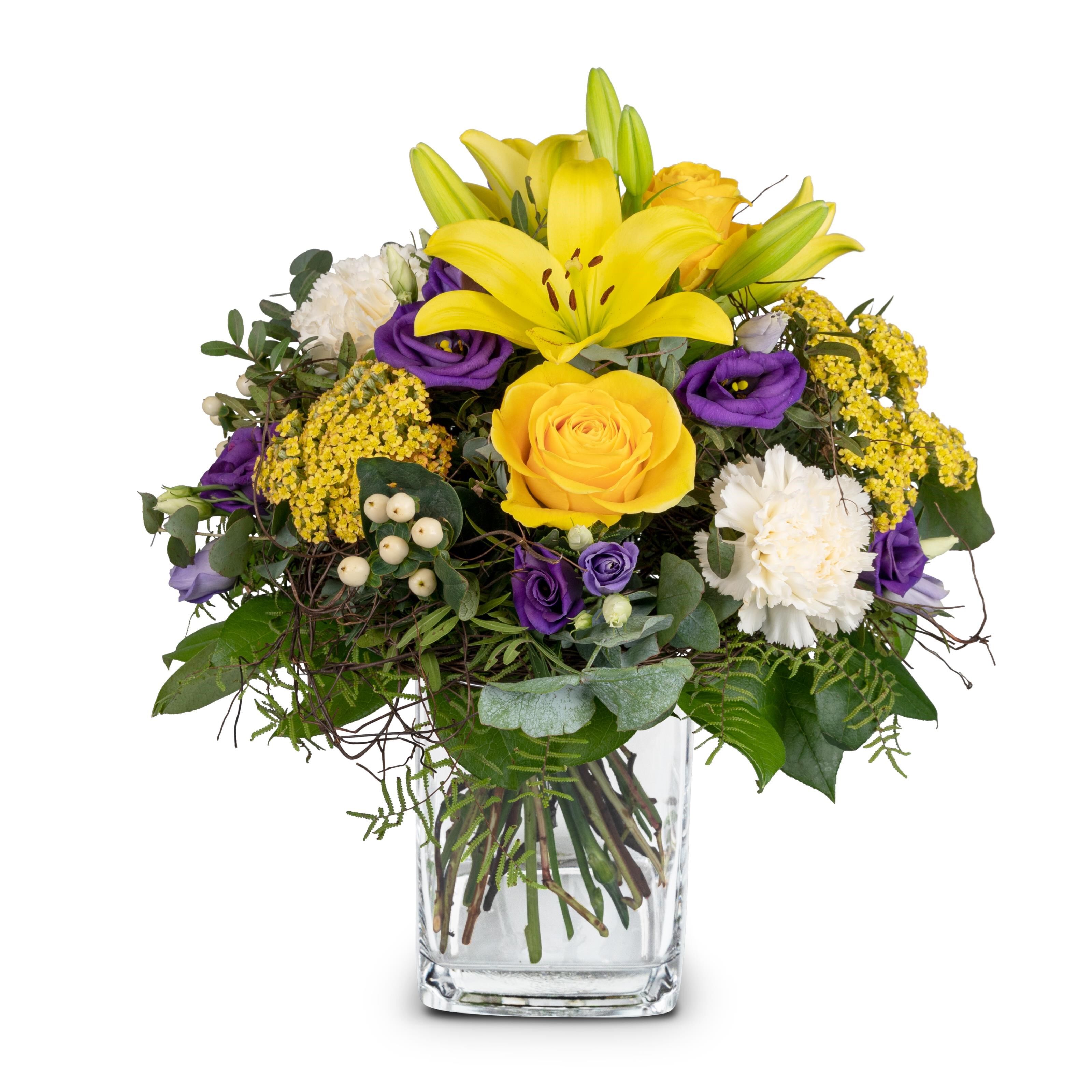 Flower bouquet Summer Sunshine with Lilies