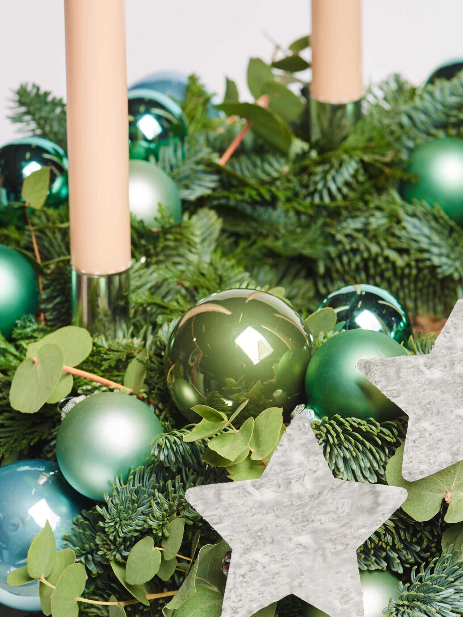 Wintertannenwald - Hauptfarbe: Weiß