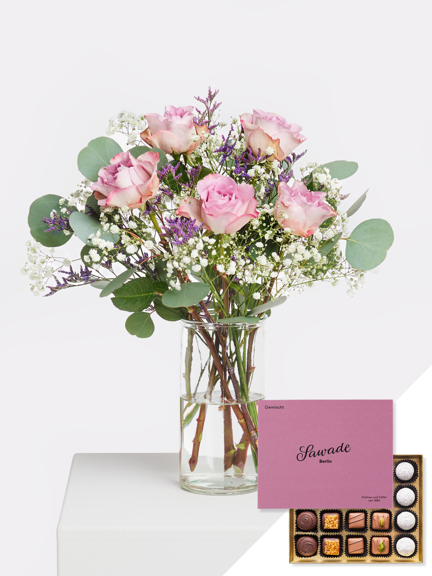 Sweet Memories - Hauptblüte: Rosen - Hauptfarbe: Grün, Rosa, Violett