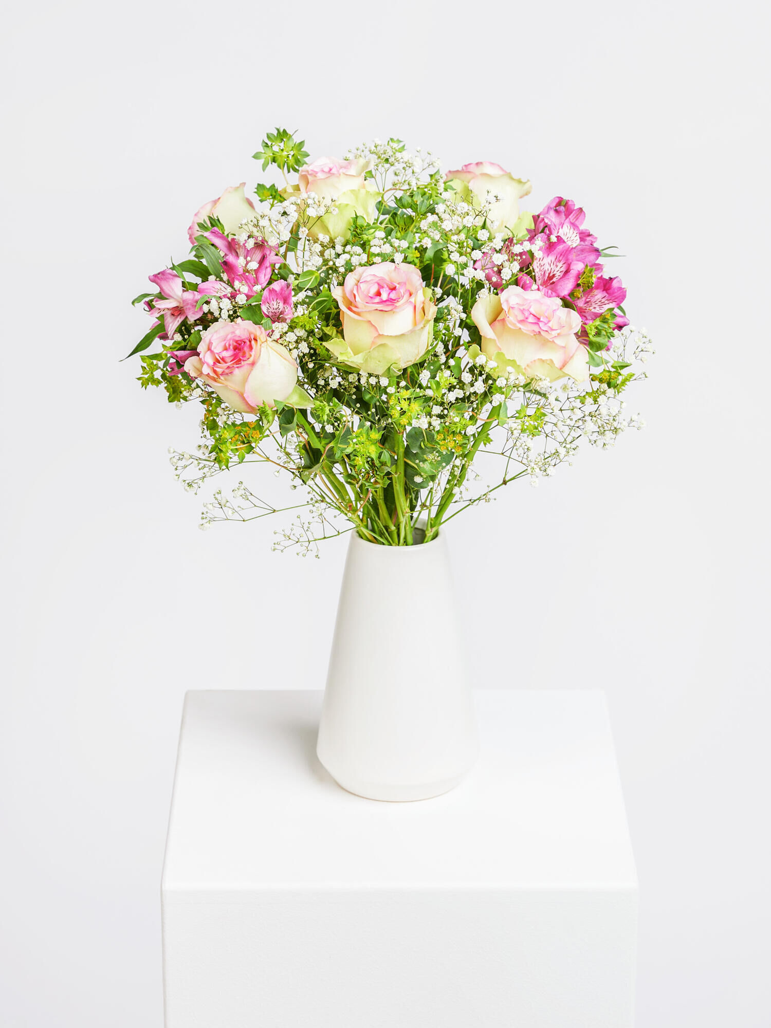 Blossom Beauty - Hauptblüte: Alstromerien, Rosen - Hauptfarbe: Pink, Rosa