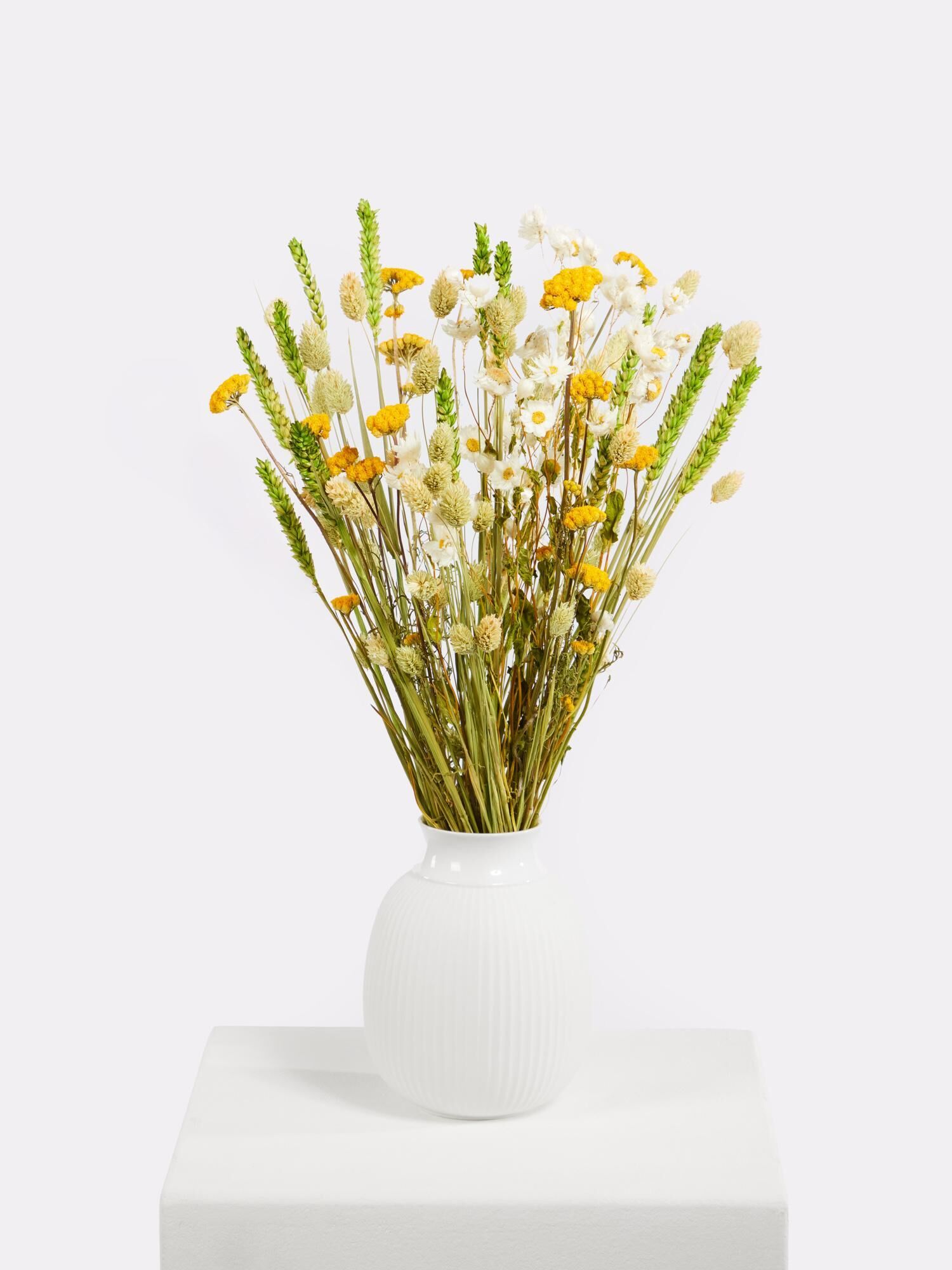 Boho Trockenblumenstrauß - Hauptfarbe: Gelb