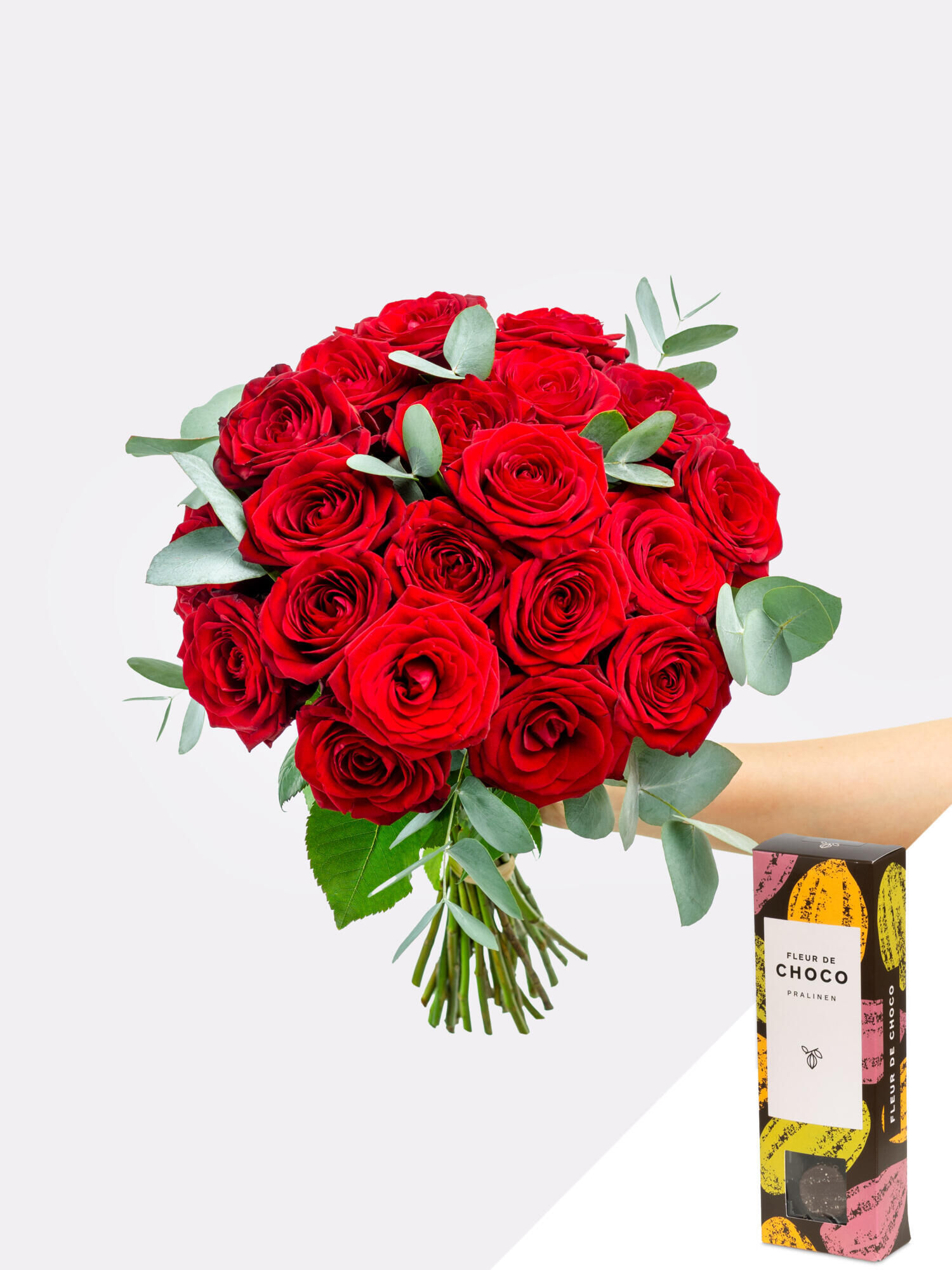 Rosenträume mit Fleur de Choco in 100 Minuten - Hauptblüte: Rosen - Hauptfarbe: Rot