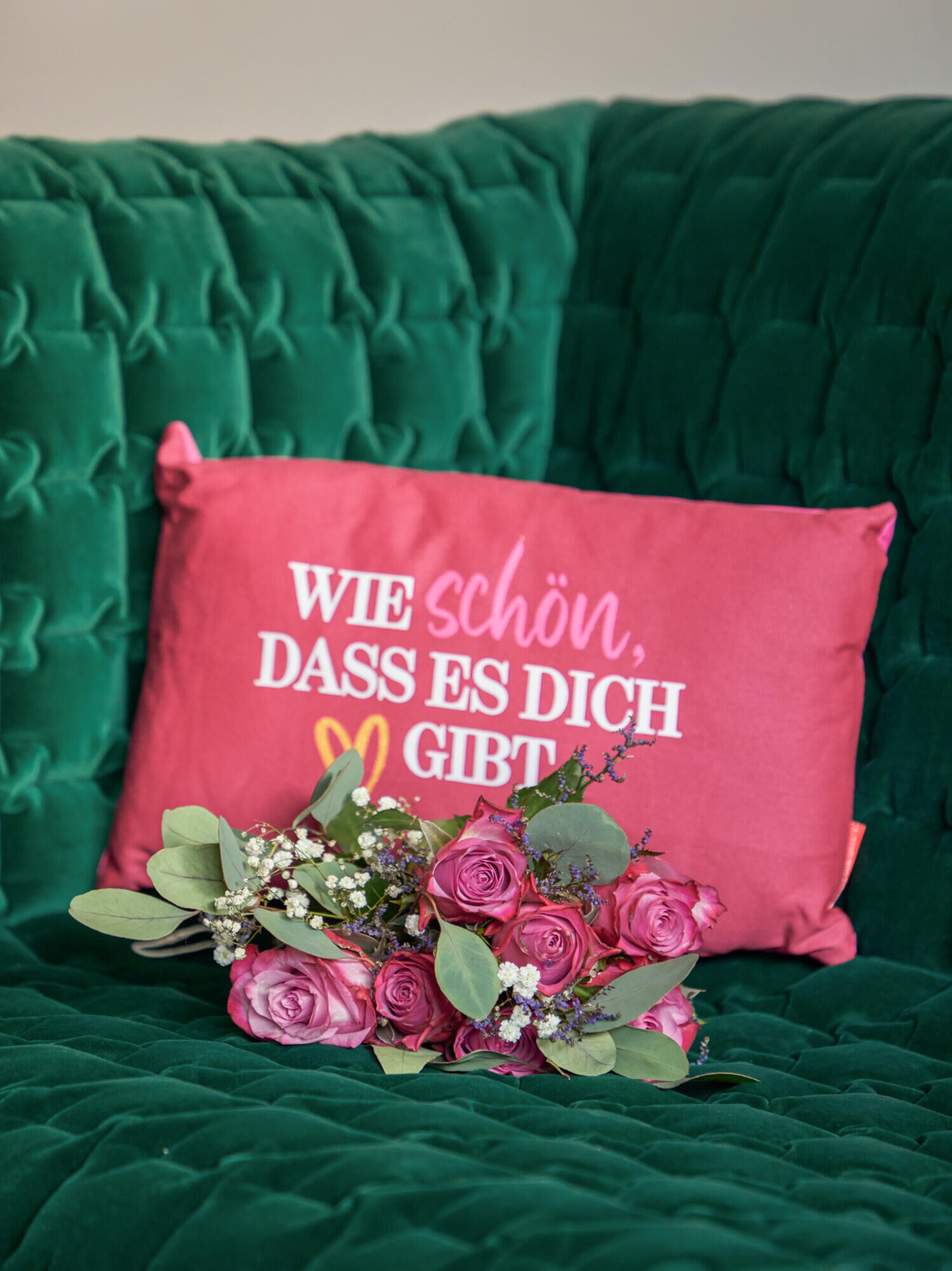 Danke, dass es Dich gibt - Hauptblüte: Rosen - Hauptfarbe: Rosa, Violett, Weiß