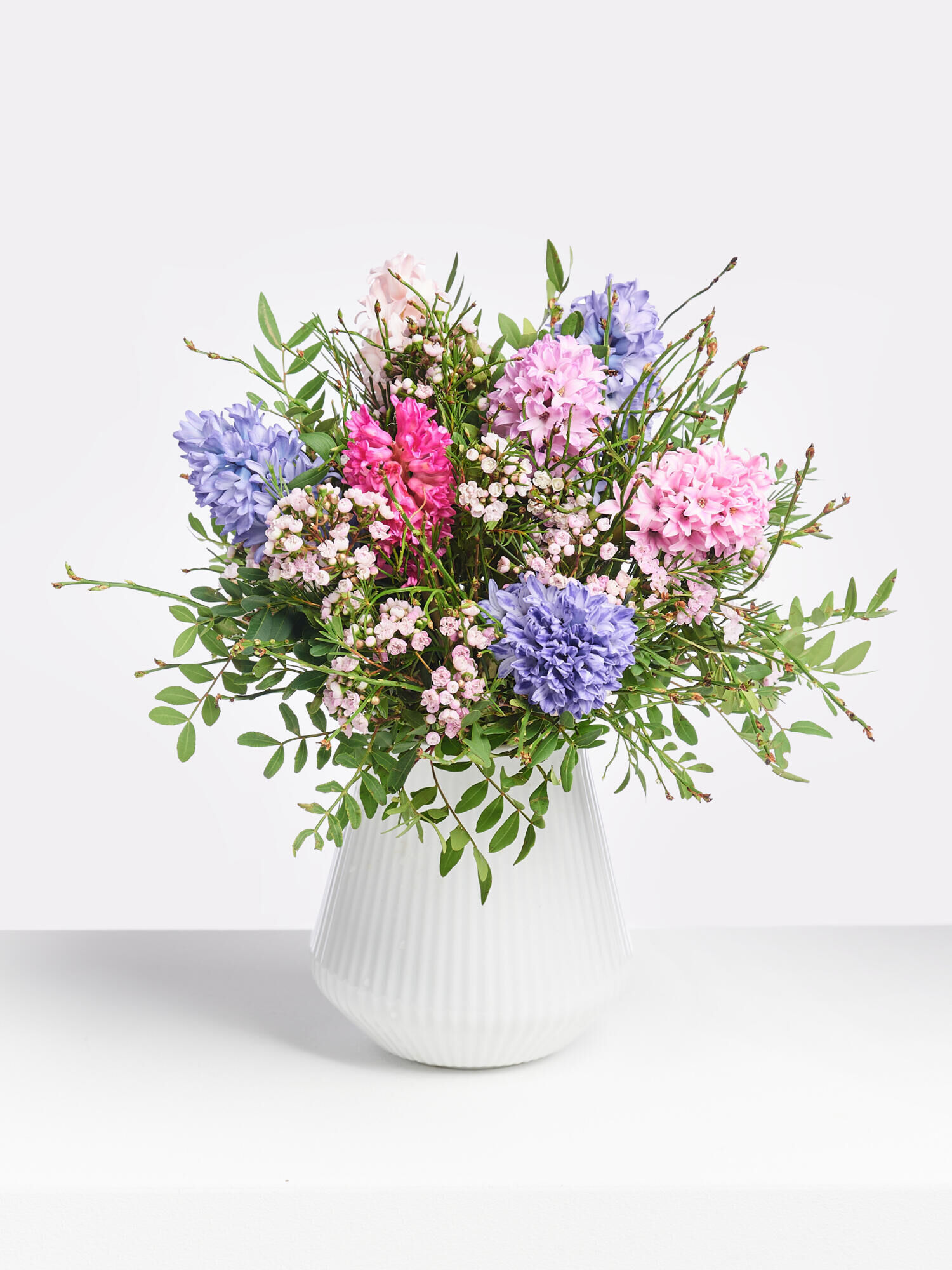 Duftmomente - Hauptblüte: Hyazinthen - Hauptfarbe: Pink, Rosa, Violett