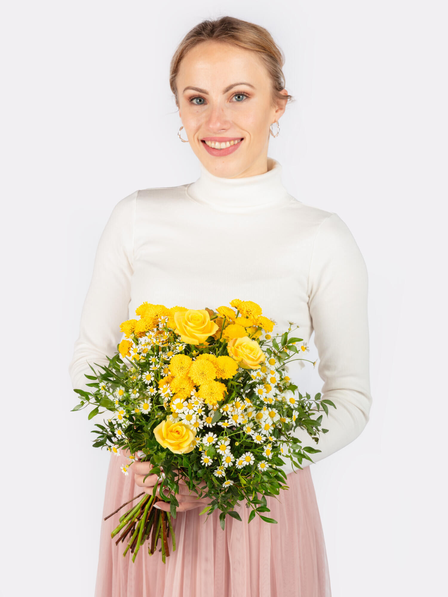 Strauß der Woche - Hauptblüte: Rosen - Hauptfarbe: Gelb