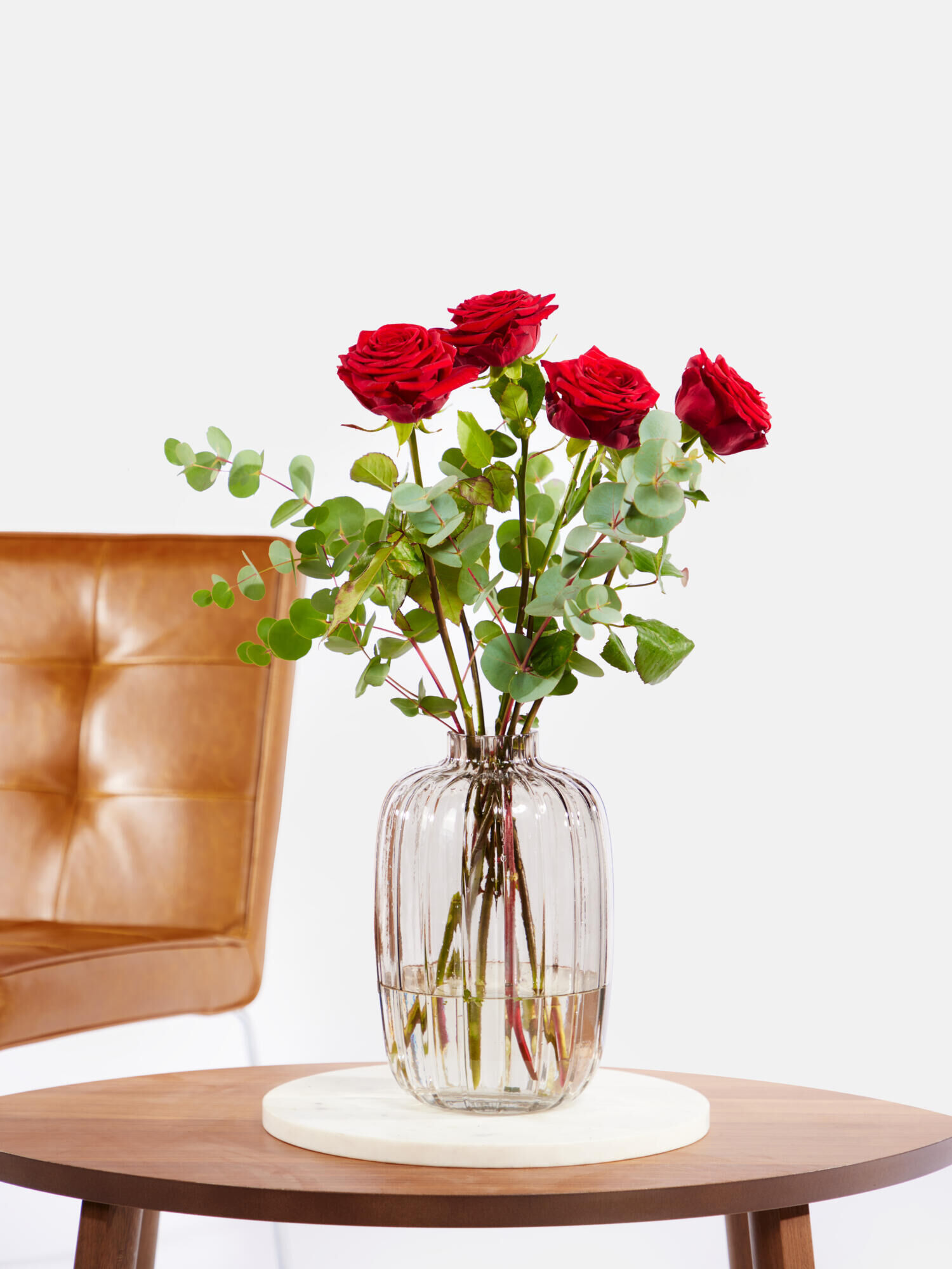 Lucidy Roses mit Vase