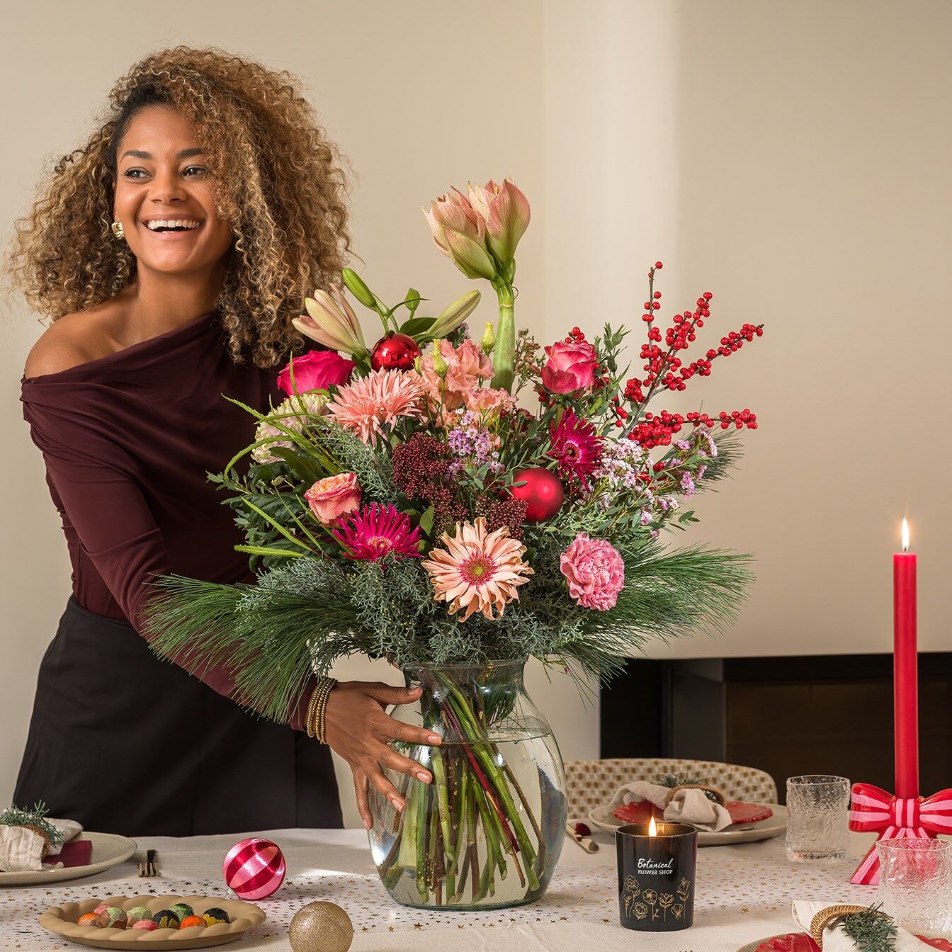 Christmas bouquet Loving Christmas