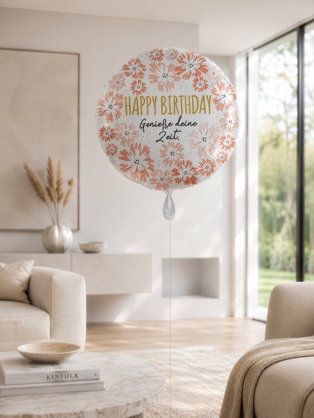 Folienballon "Bloomy Birthday Bash"