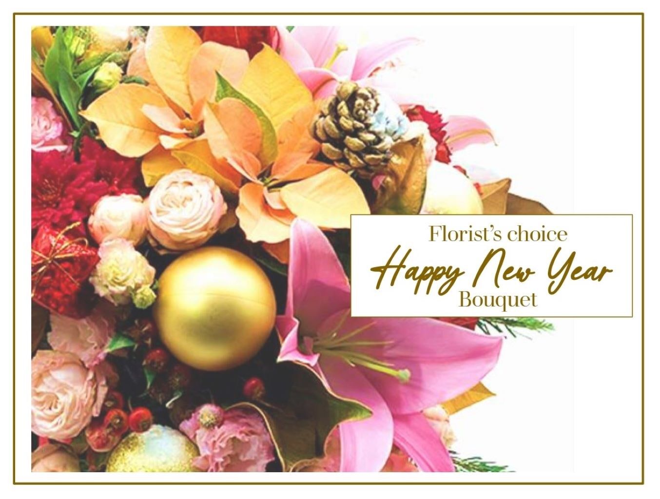 Happy New Year Style Bouquet
