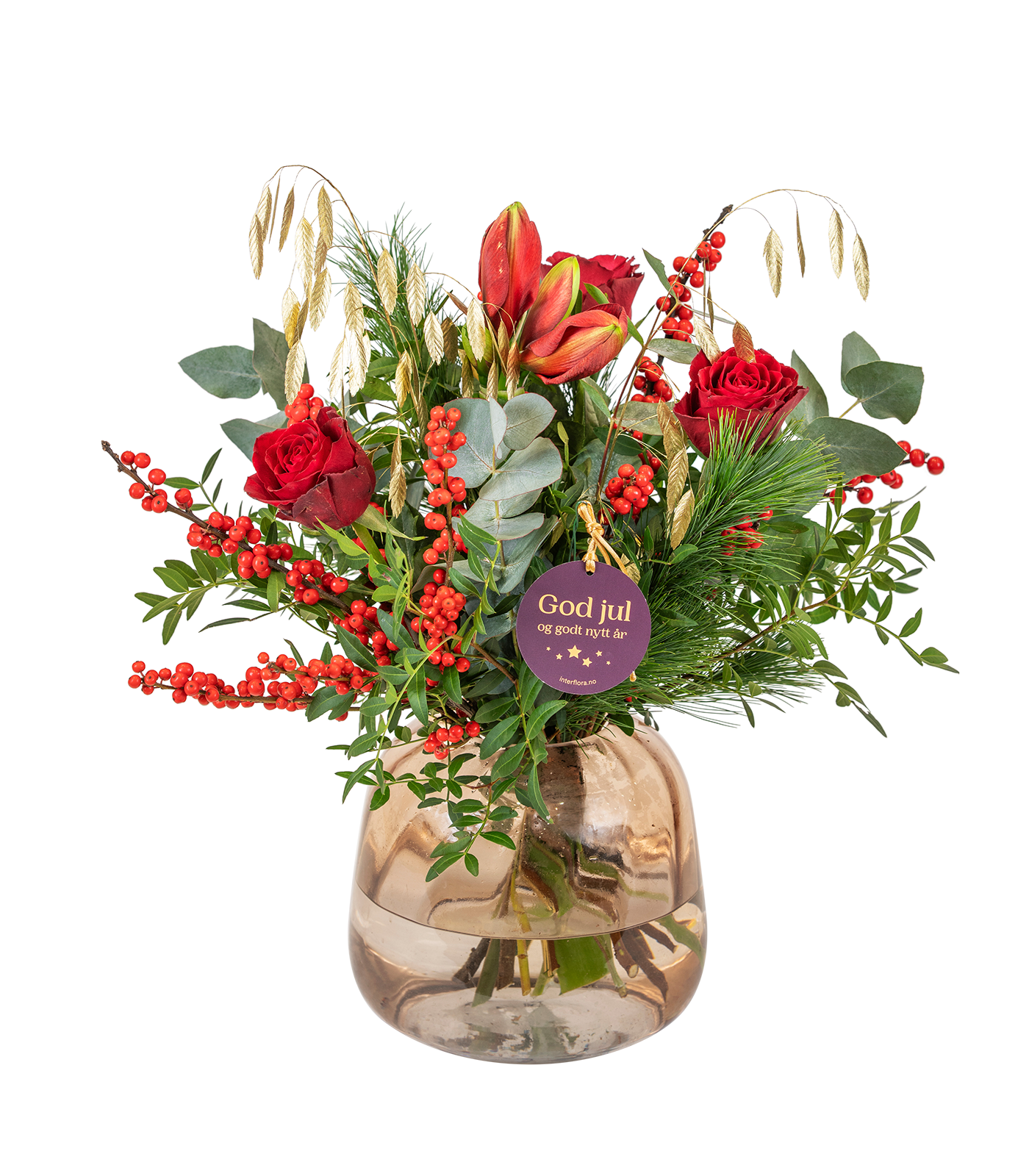 Classic Christmasbouquet Red Small 240501