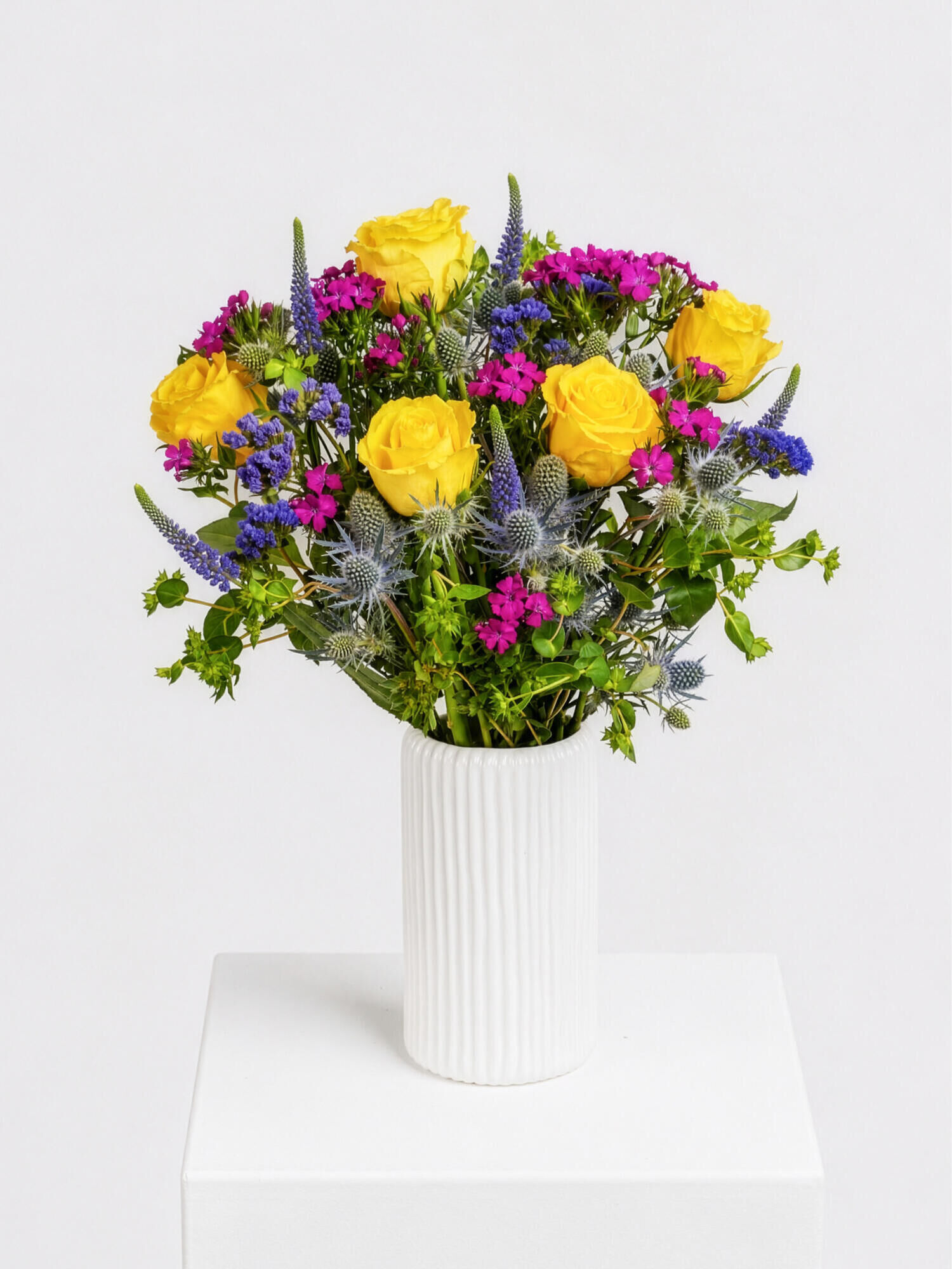 Sparkalicious - Hauptblüte: Levkojen, Nelken, Rosen - Hauptfarbe: Bunt