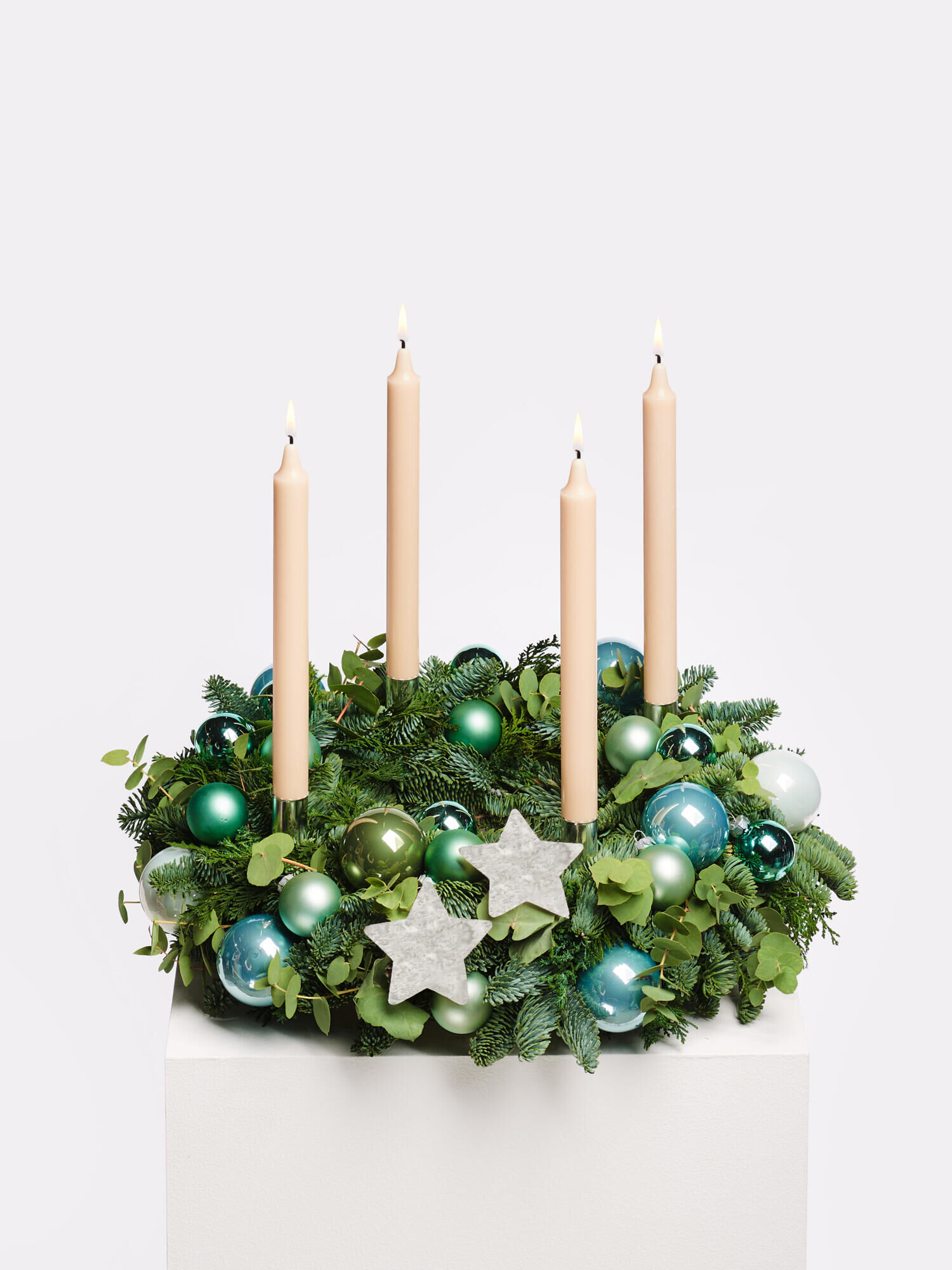 Wintertannenwald - Hauptfarbe: Weiß