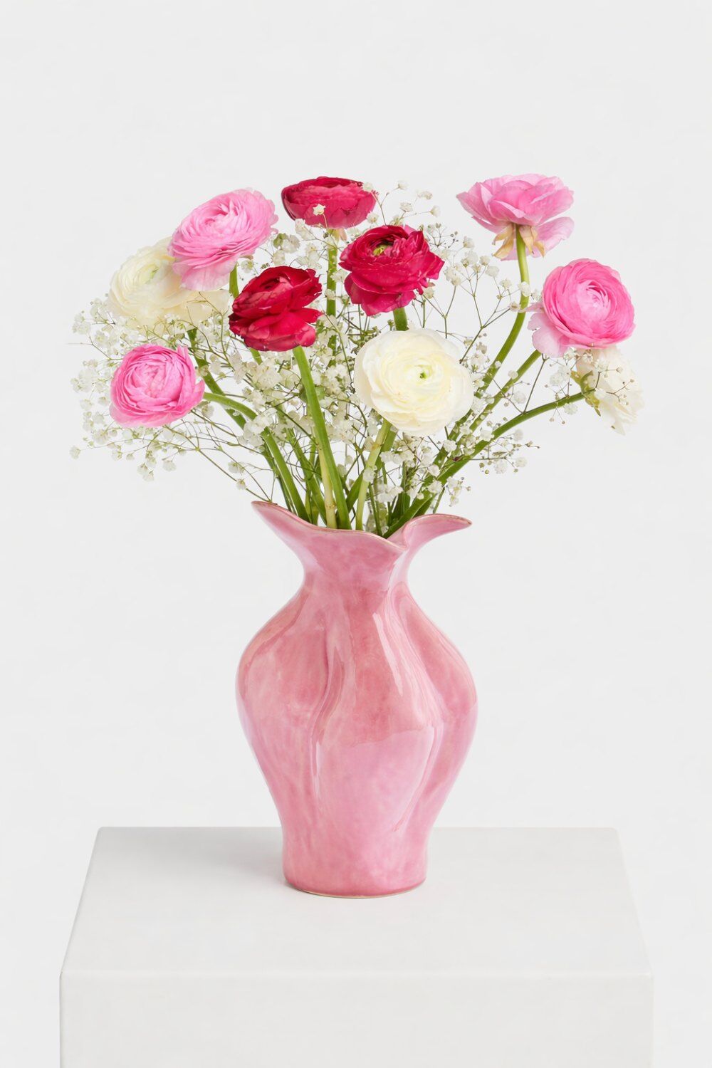 Just Beautiful - Main Colors: PINK, ROSE, WHITE - Main Flowers: RANUNCULI