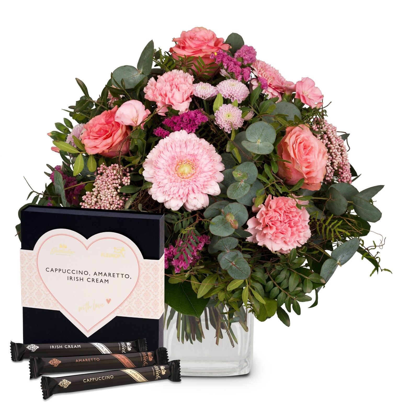 Flower bouquet Fairy Tale in Pink with Gottlieber Hueppen 'W