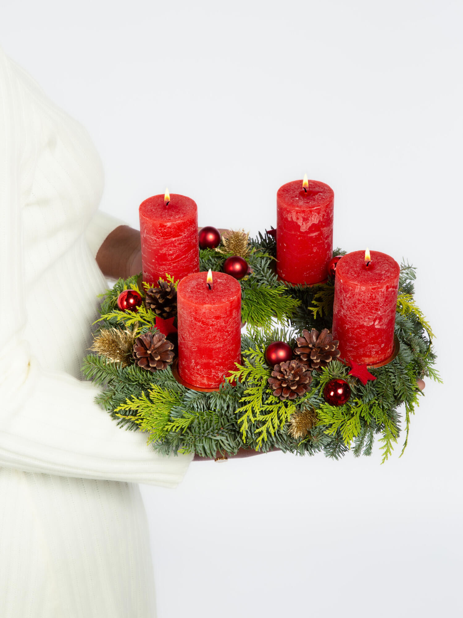 Adventsstimmung - Hauptfarbe: Rot