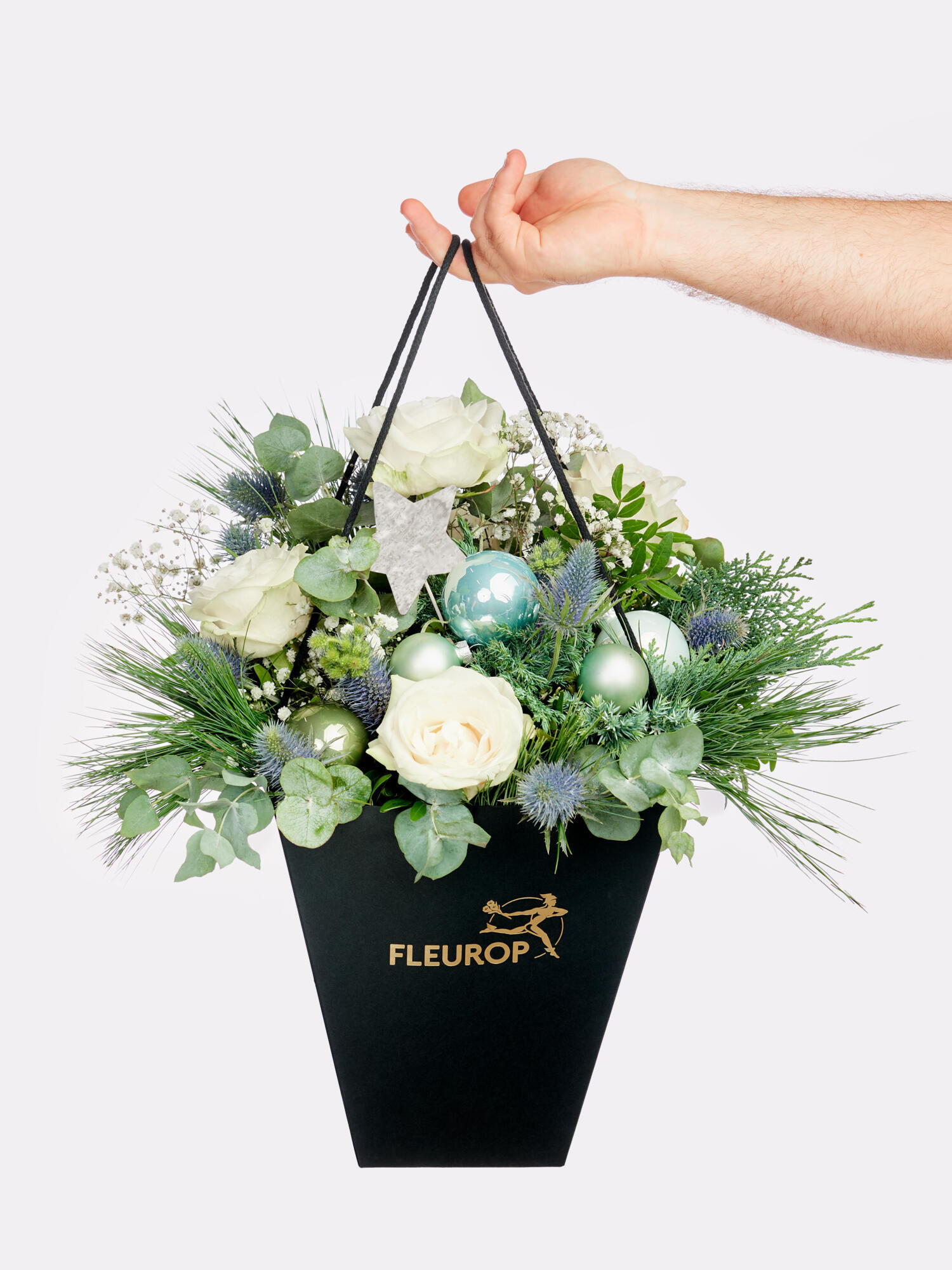 Blue Moon - Main Colors: BLUE, GREEN, WHITE - Main Flowers: ROSES