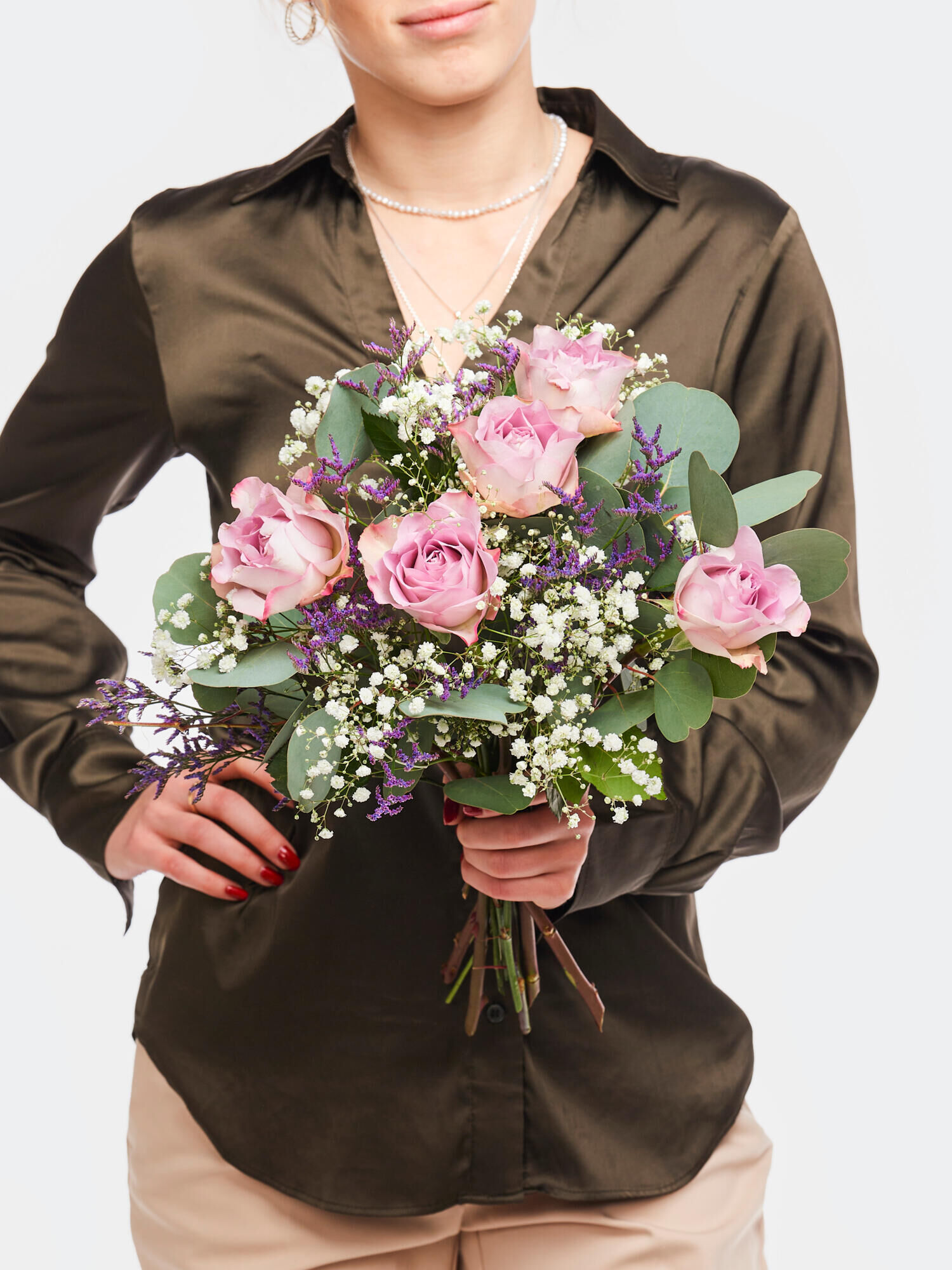 Sweet Memories - Hauptblüte: Rosen - Hauptfarbe: Grün, Rosa, Violett