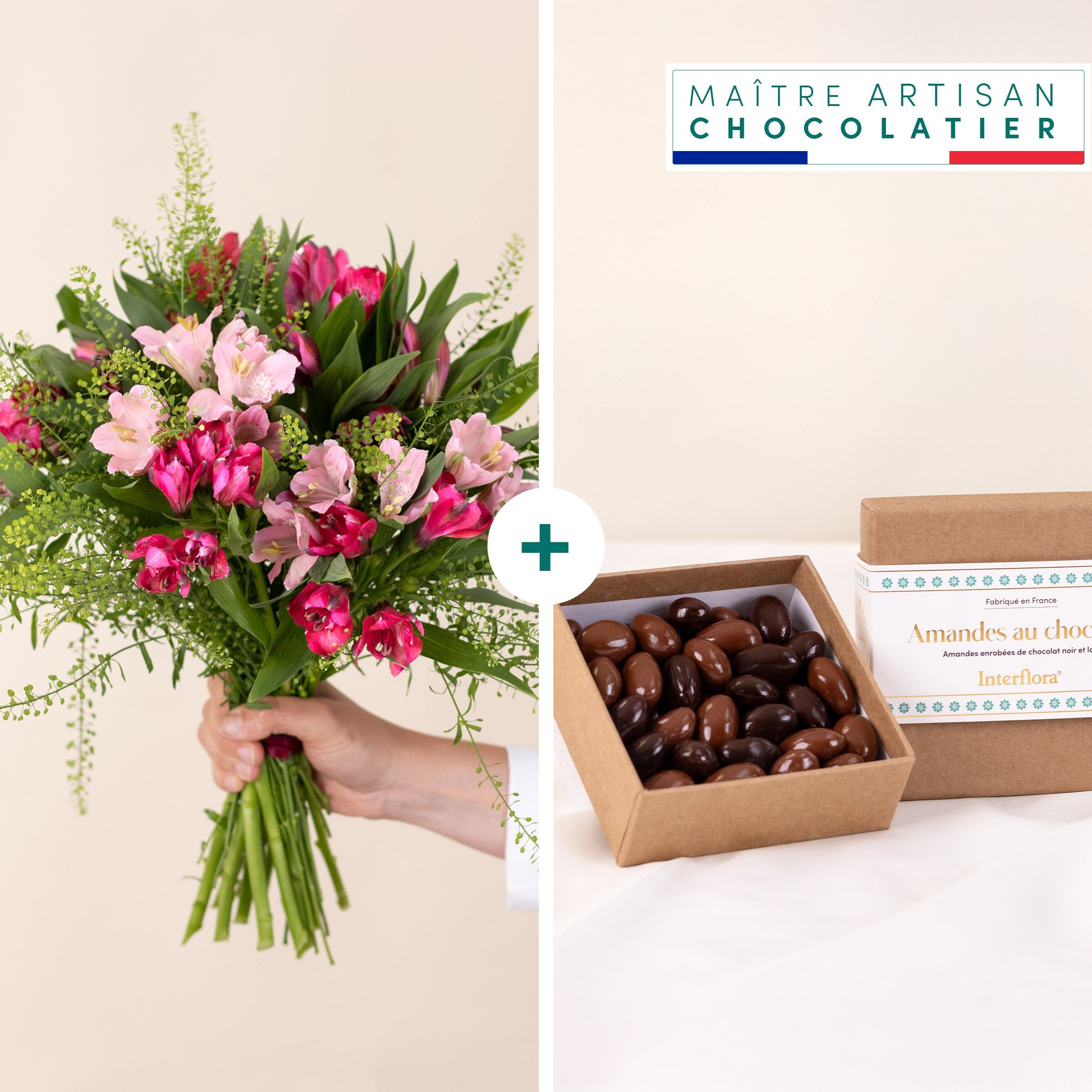 Elle et ses amandes au chocolat - with chocolates