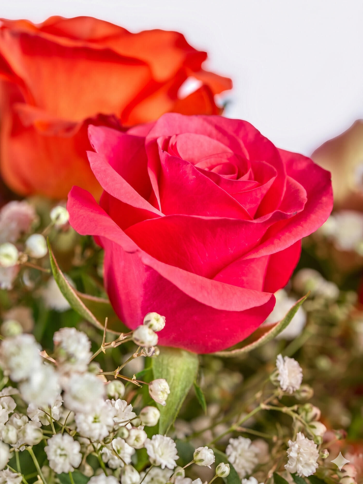 For my Heroine - Main Colors: ORANGE, ROSE, YELLOW - Main Flowers: CHRYSANTHEMA, ROSES