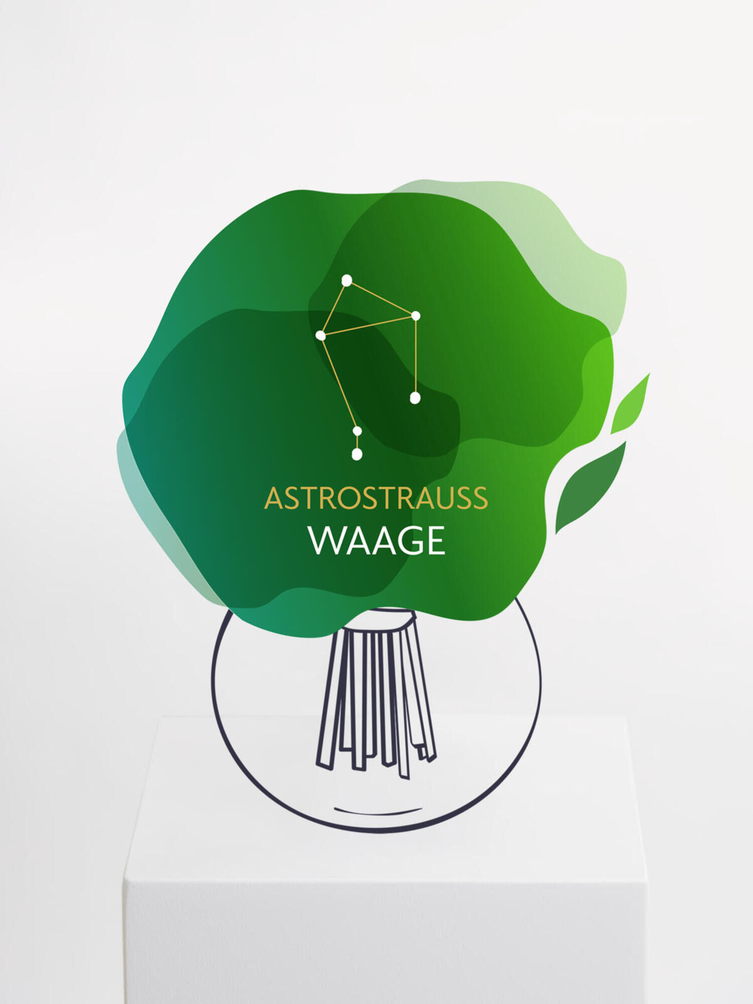 Astrostrauß Waage