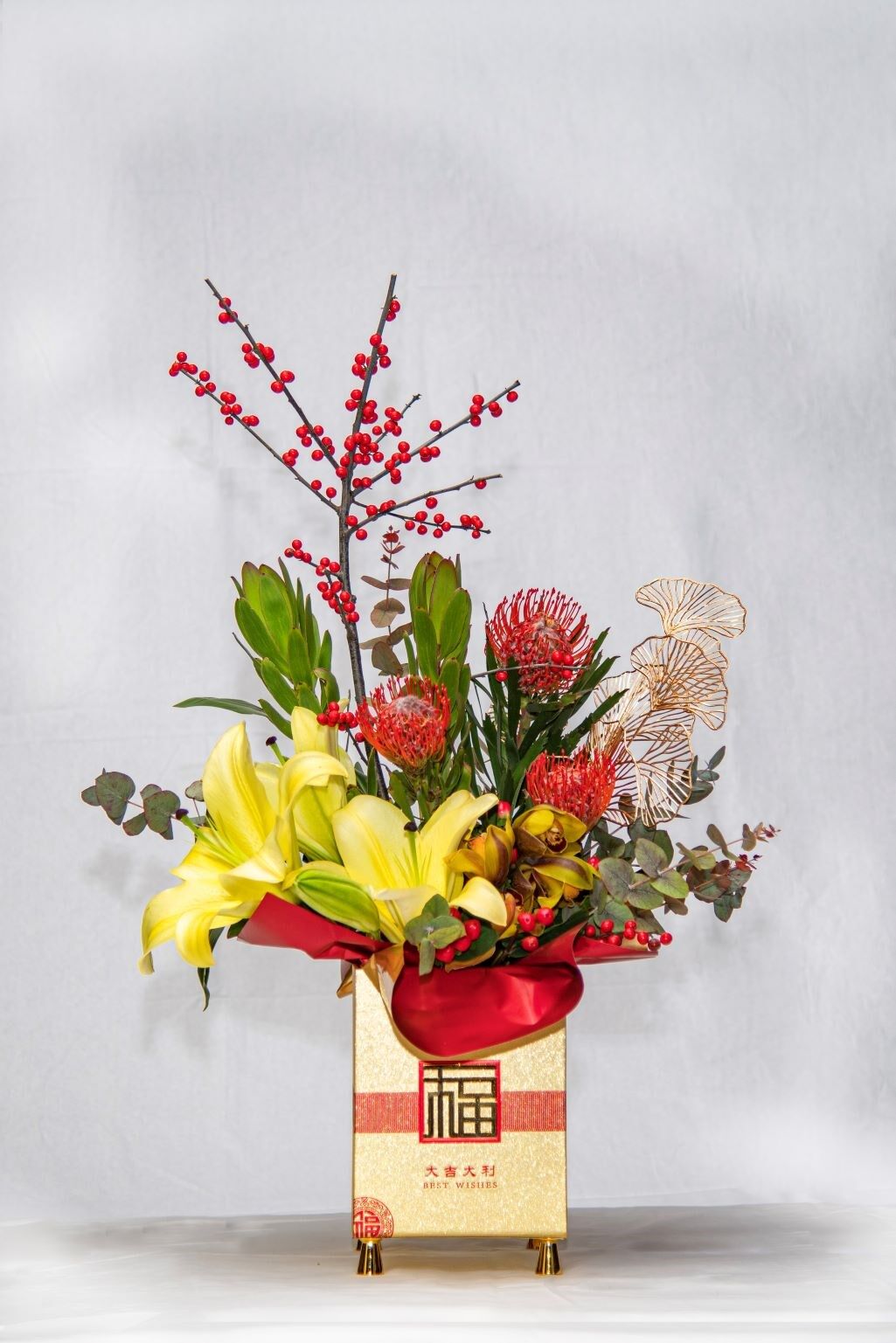 Lunar Elegance Festive Boxed Floral Chinese New Year Edition