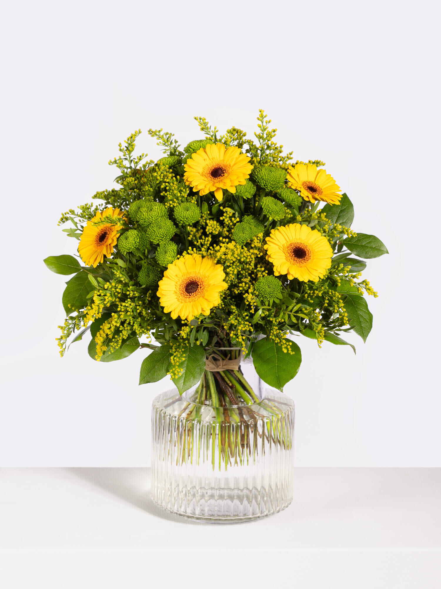 Bouquet of the Week - Main Colors: YELLOW - Main Flowers: CHRYSANTHEMA, GERBERA