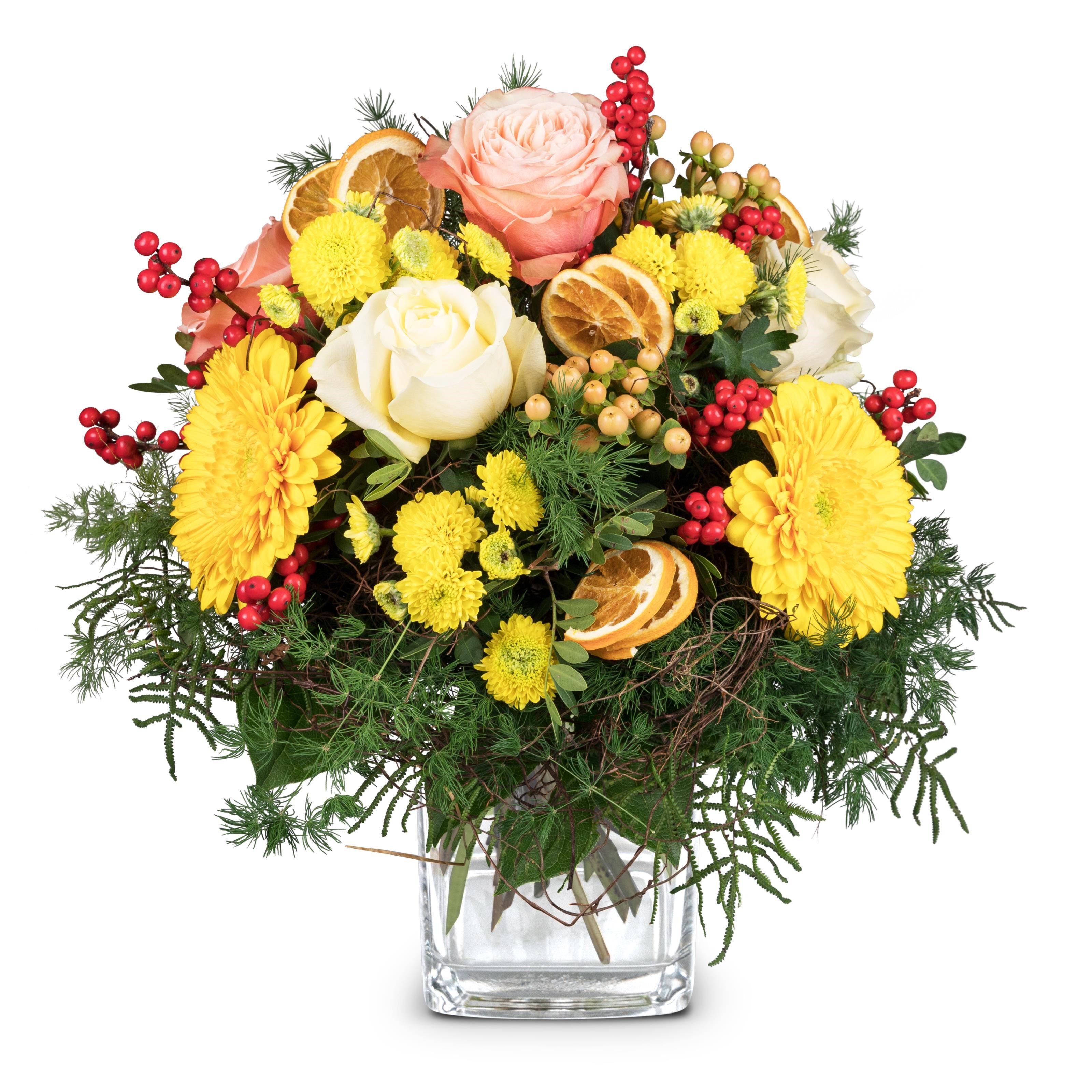 Flowerbouquet Winter Sun