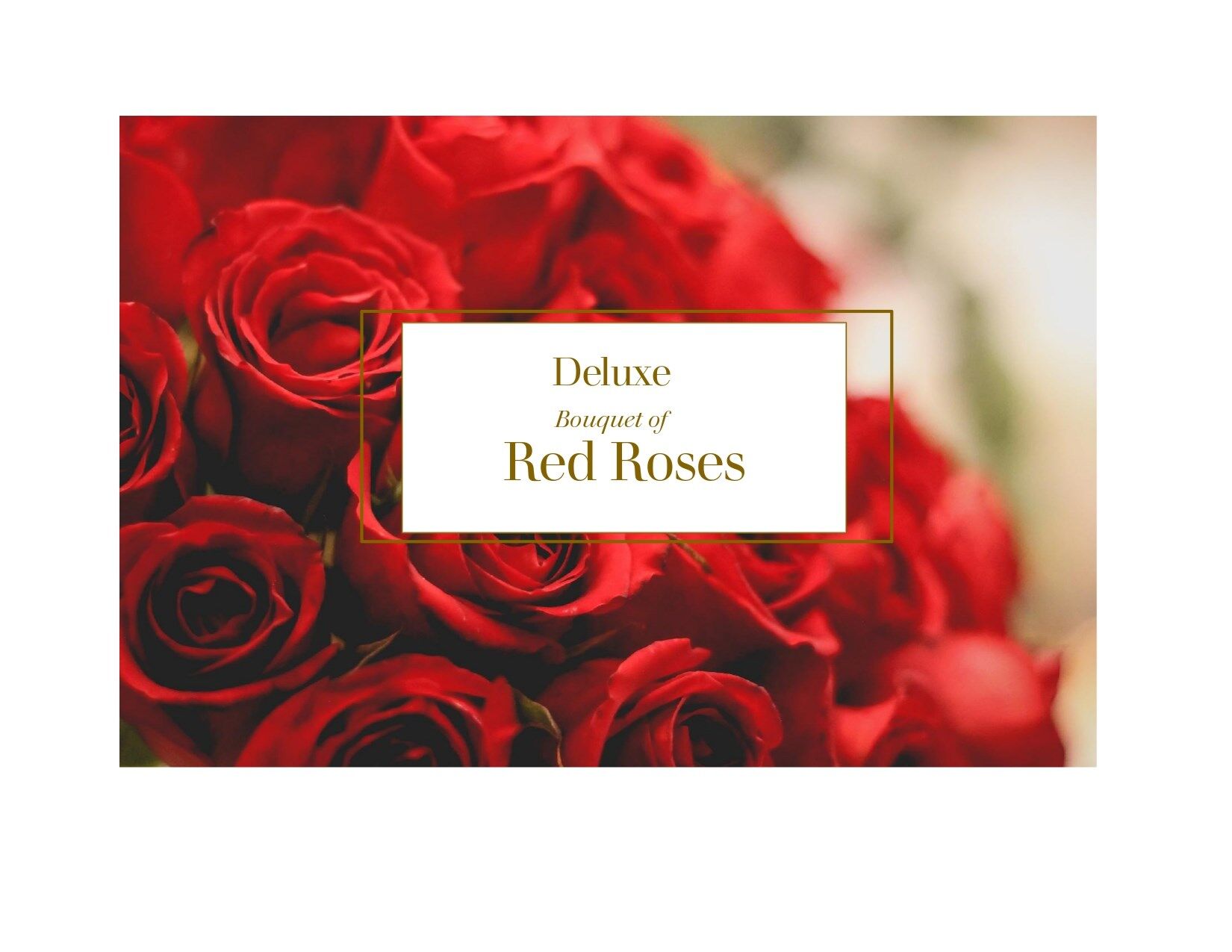 Deluxe Roses bouquet