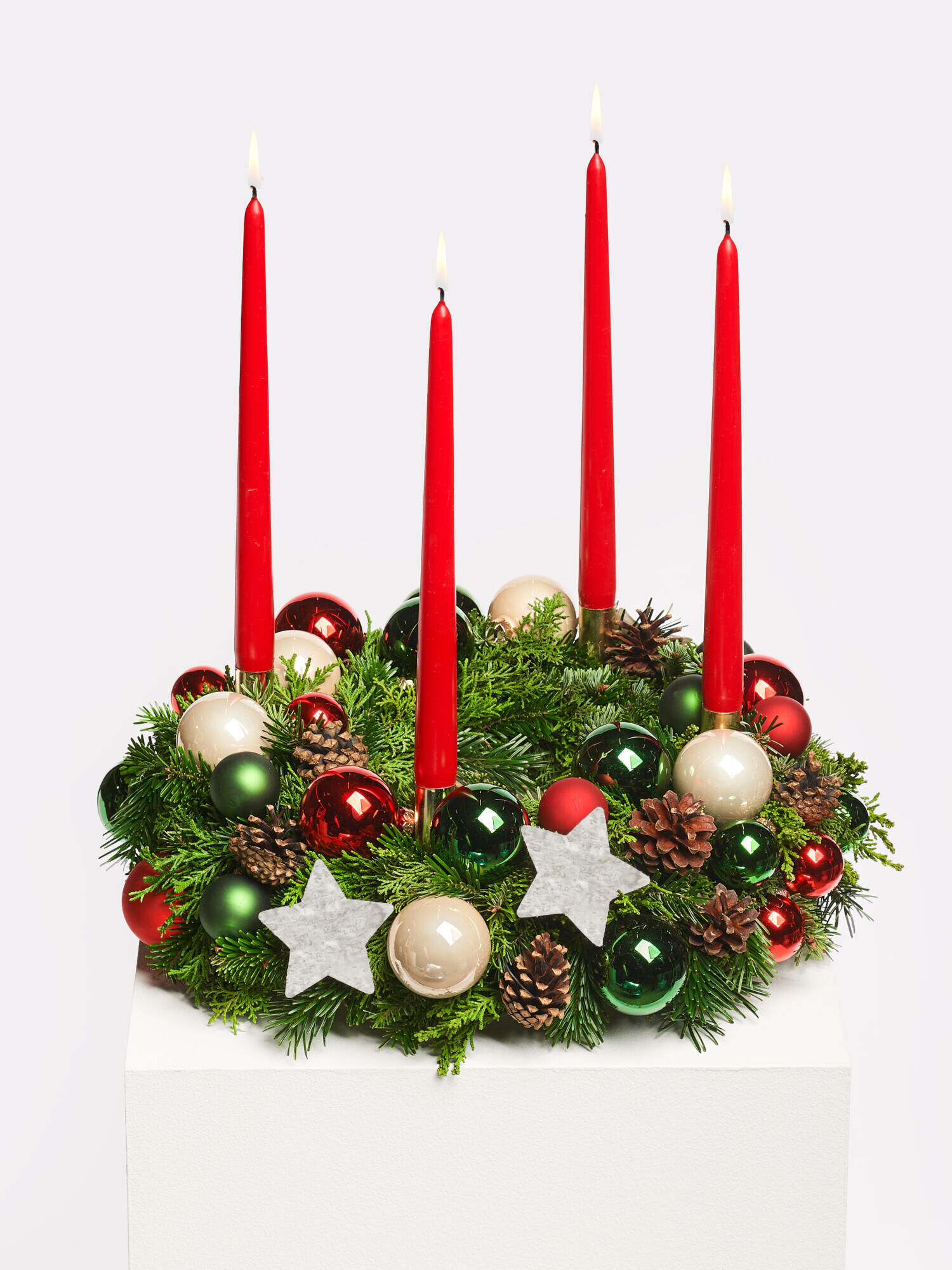 Schottische Weihnacht - Hauptfarbe: Rot