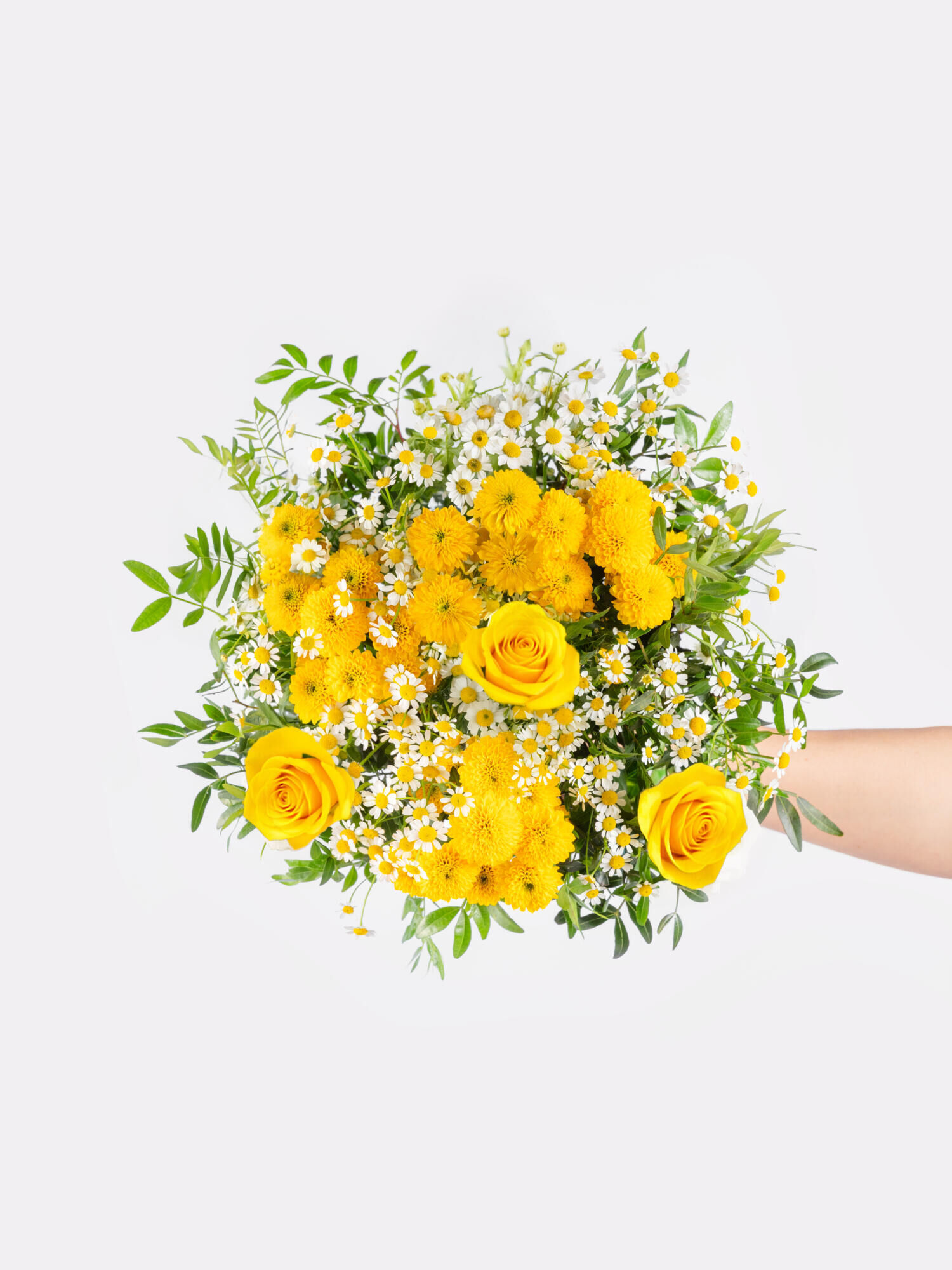 Strauß der Woche - Hauptblüte: Rosen - Hauptfarbe: Gelb