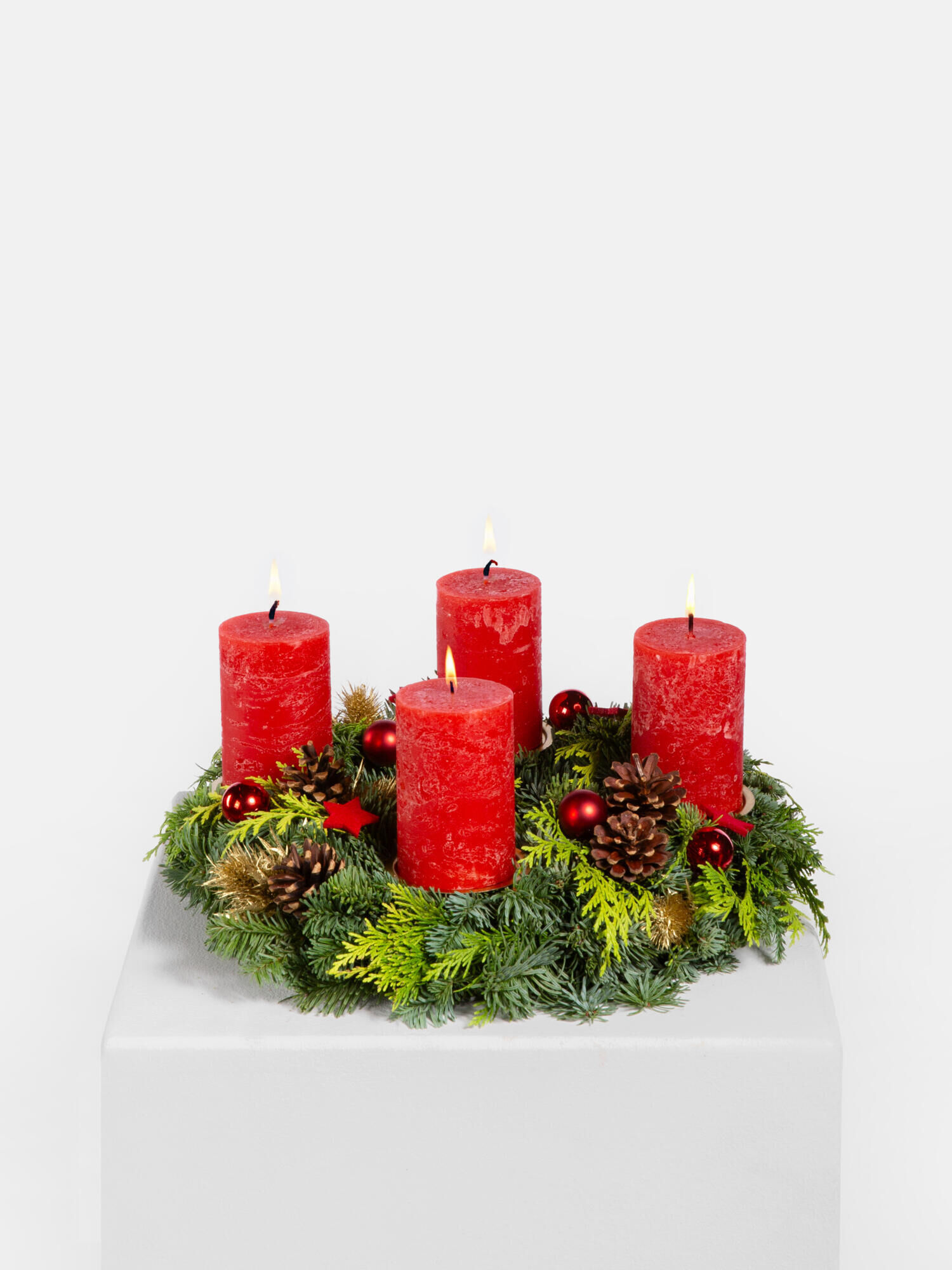 Adventsstimmung - Hauptfarbe: Rot