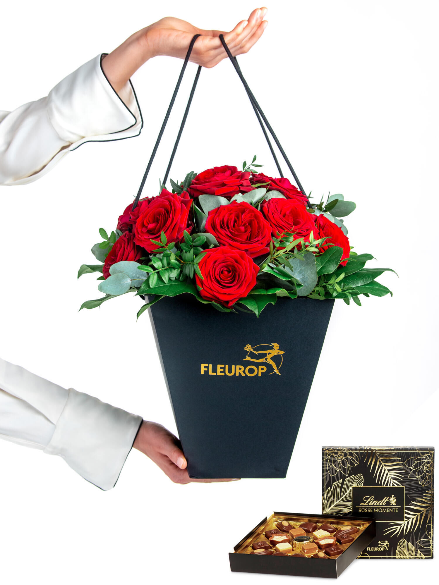 Zarte Versuchung - Hauptblüte: Rosen - Hauptfarbe: Rot