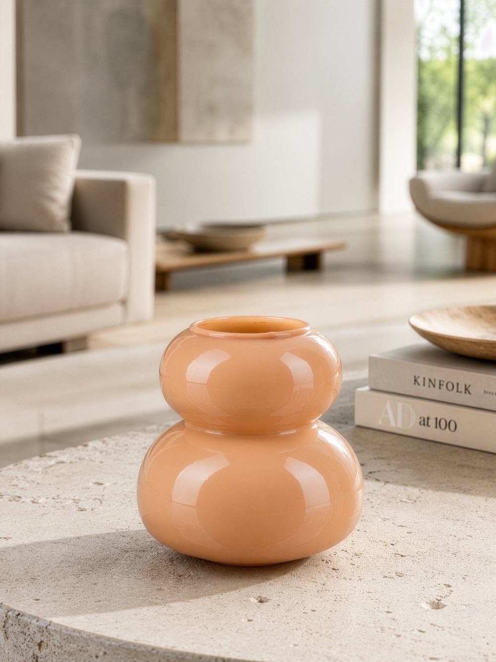 Vase "Retro" apricot
