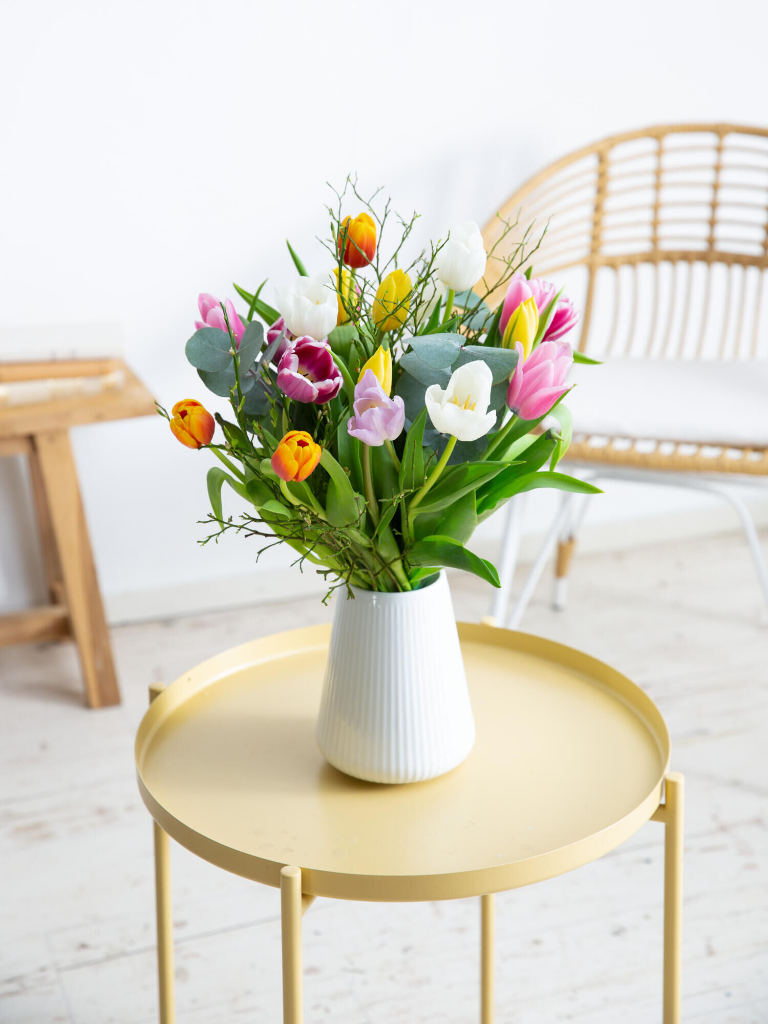 Frisch und Fröhlich - Hauptblüte: Tulpen - Hauptfarbe: Bunt