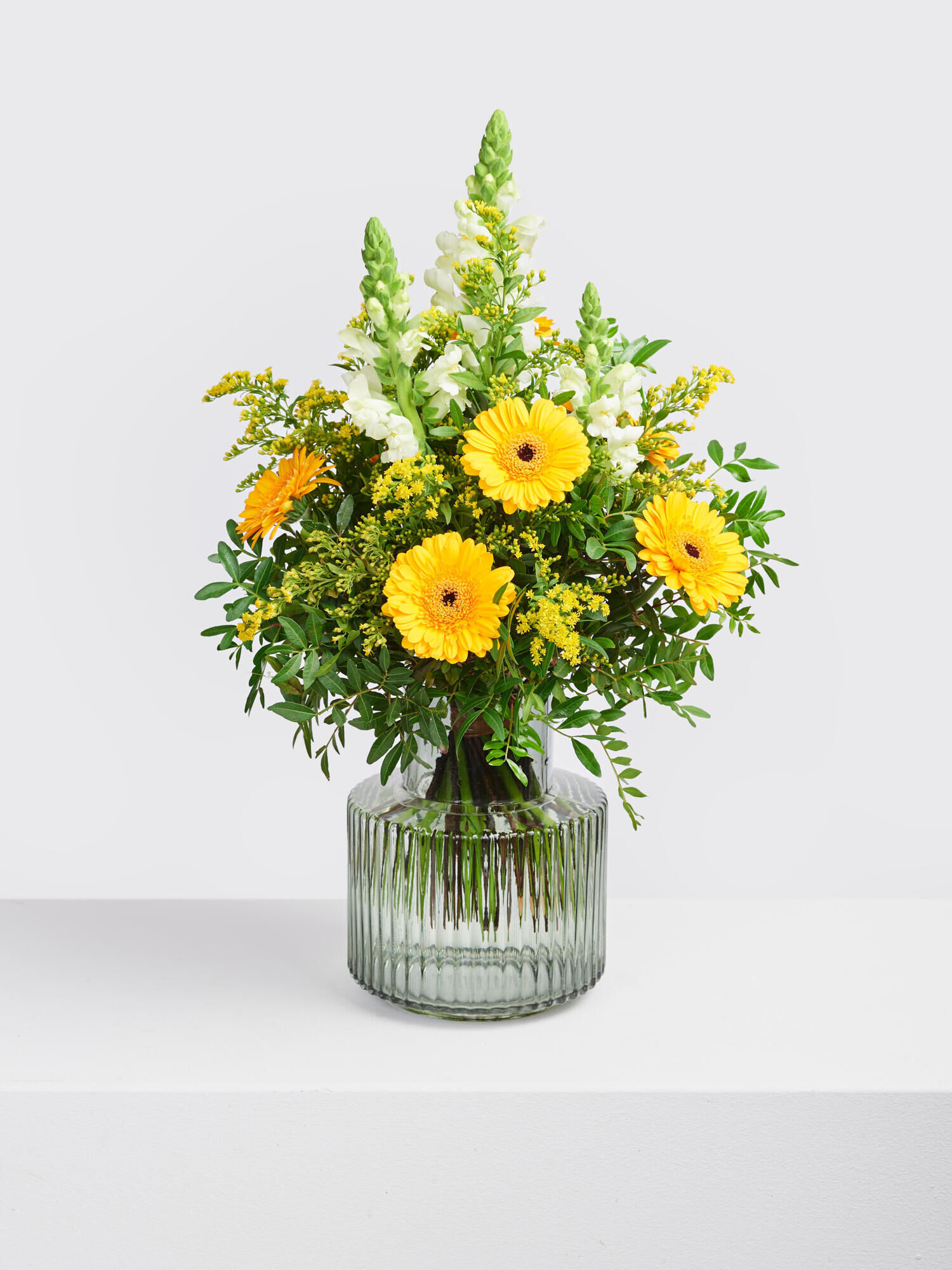 Strauß der Woche - Hauptblüte: Germini - Hauptfarbe: Gelb