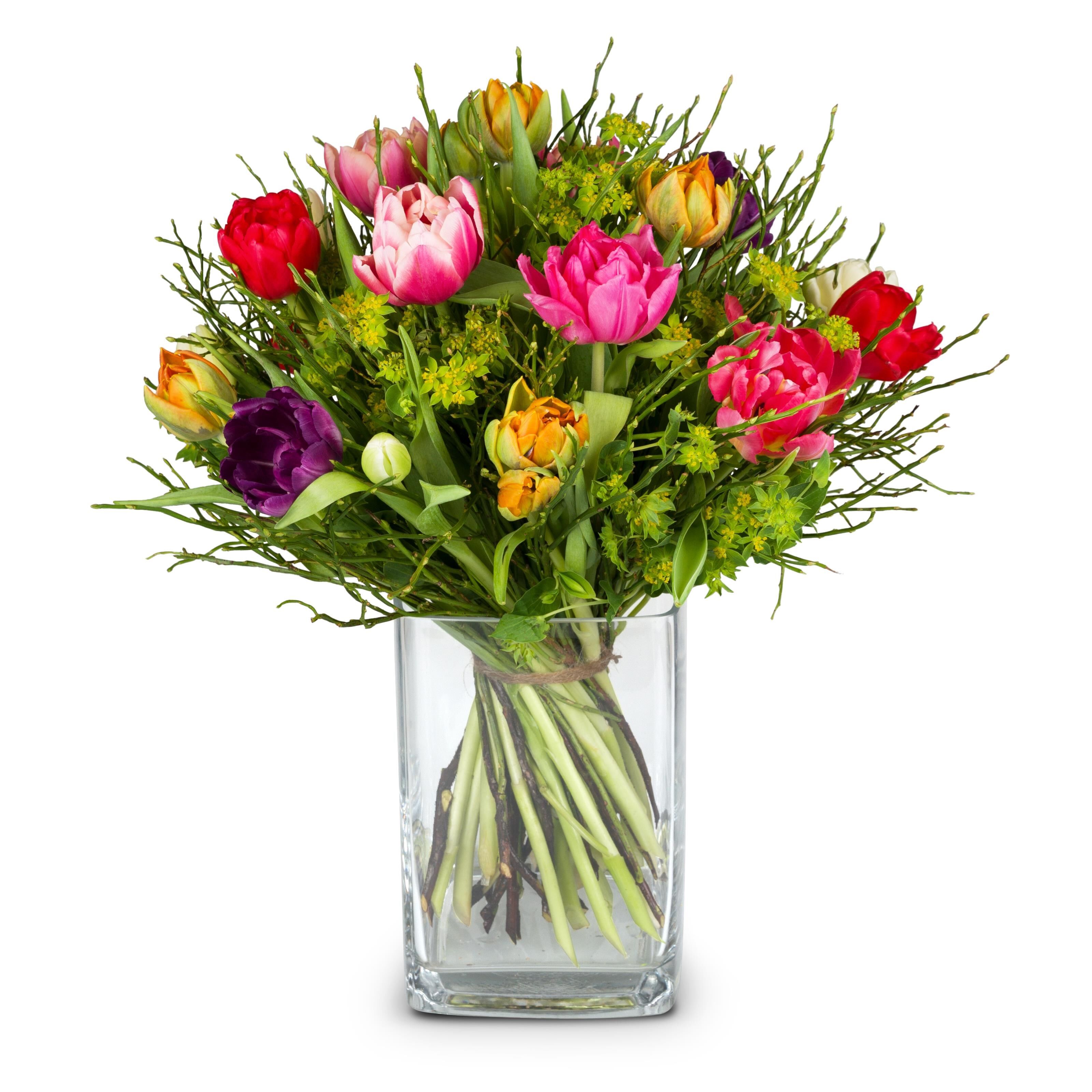 Colorful Bouquet of Tulips