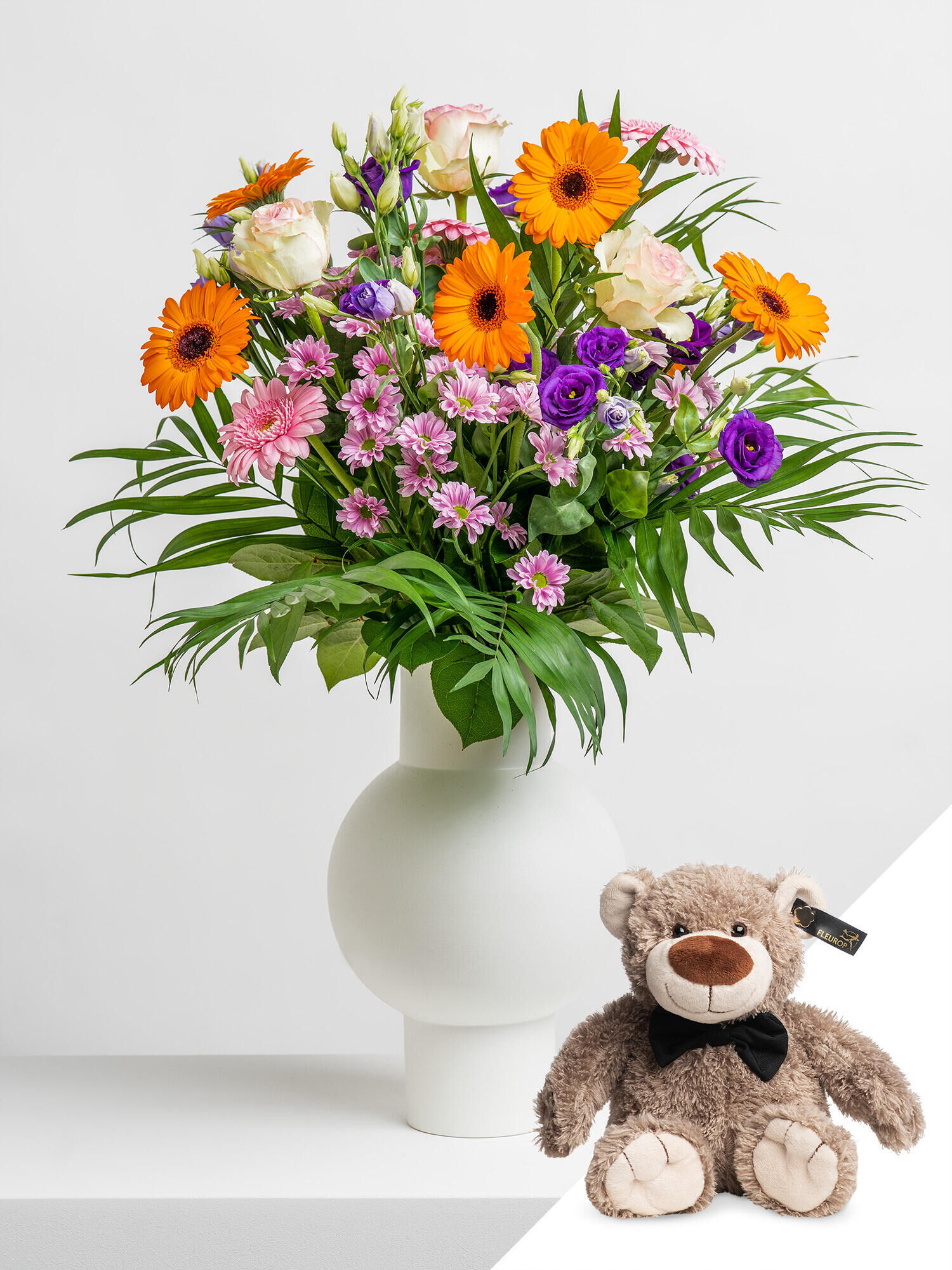 Blütenpoesie mit Teddy