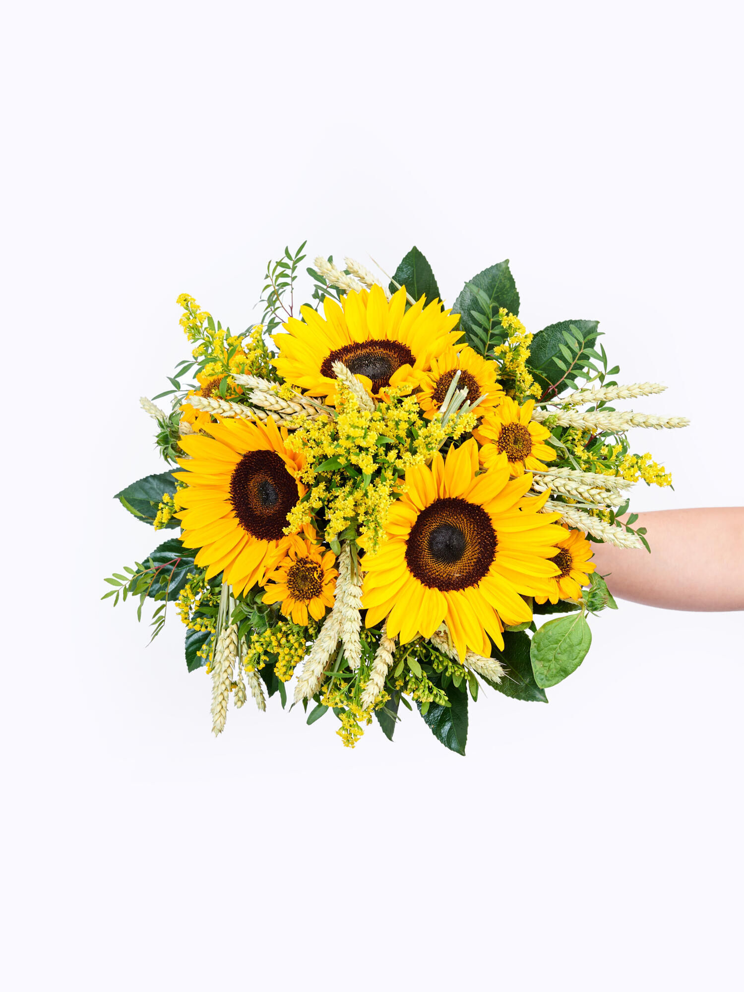 Strauß der Woche - Hauptblüte: Sonnenblumen - Hauptfarbe: Gelb